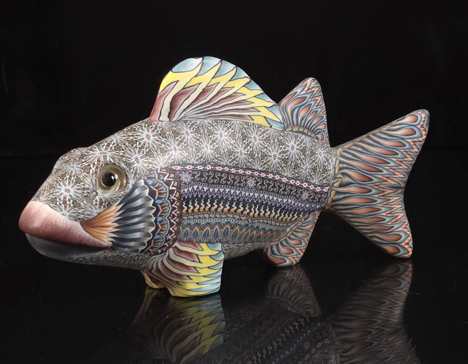 JON STUART ANDERSON FISH CLAY SCULPTURE (1 of 4)