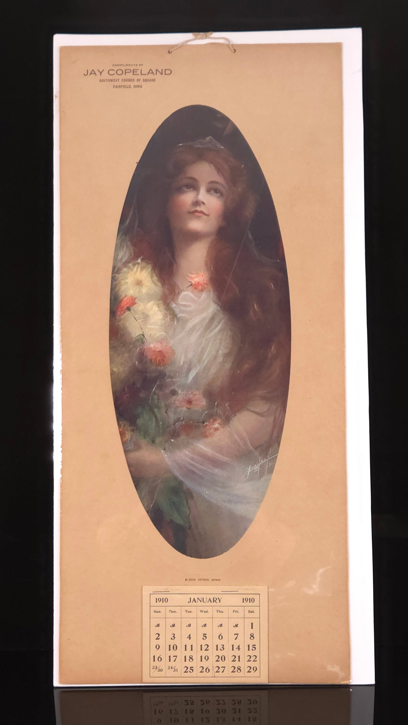 1910 JAY COPELAND DRUGGIST ADVERTISING CALENDAR (1 of 3)