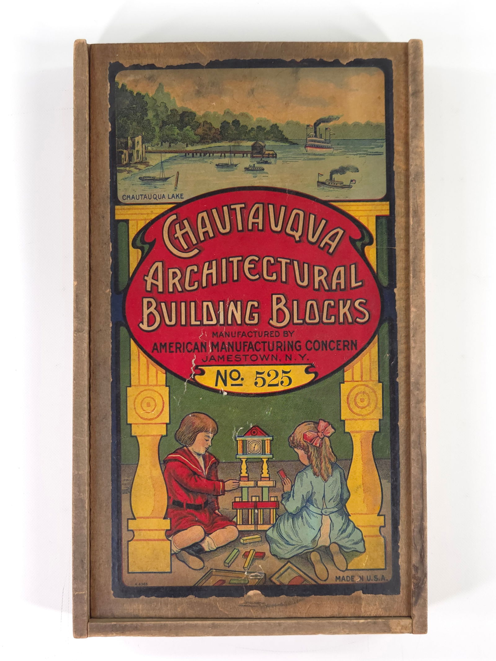 CHAUTAUQUA ARCHITECTURAL BUILDING BLOCKS SET (1 of 4)