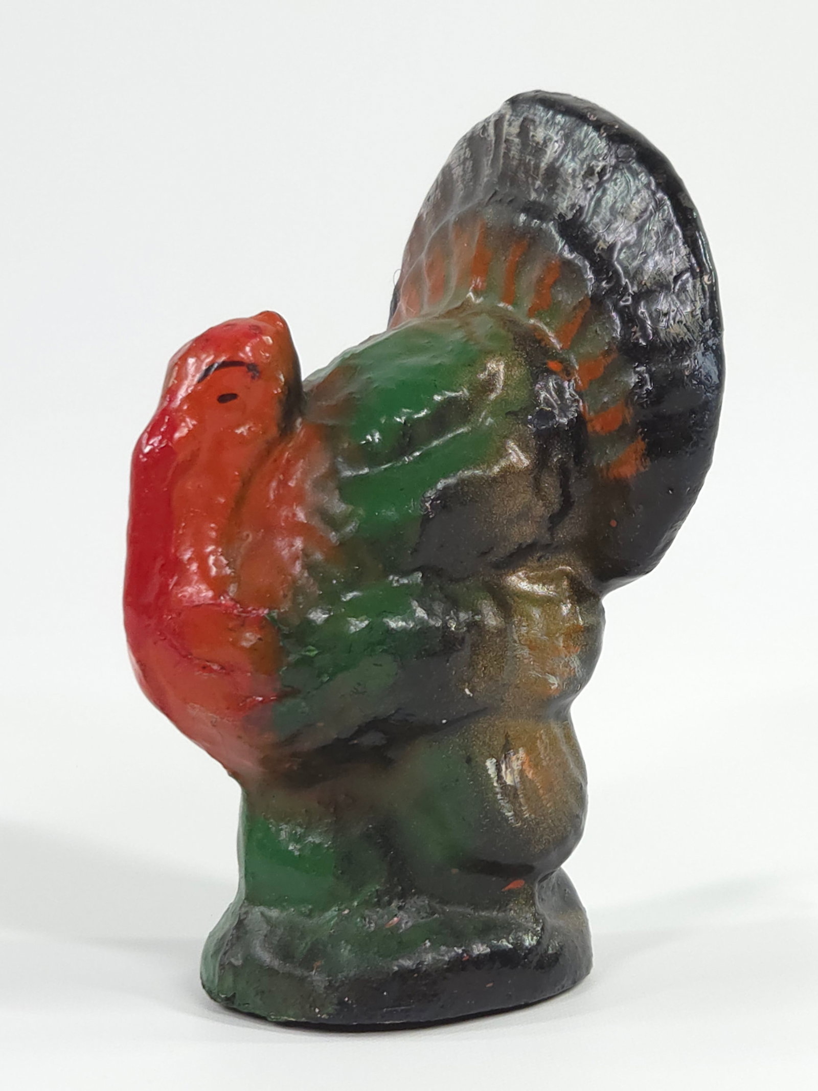 GERMAN PAPER MACHE TURKEY CANDY CONTAINER (1 of 6)