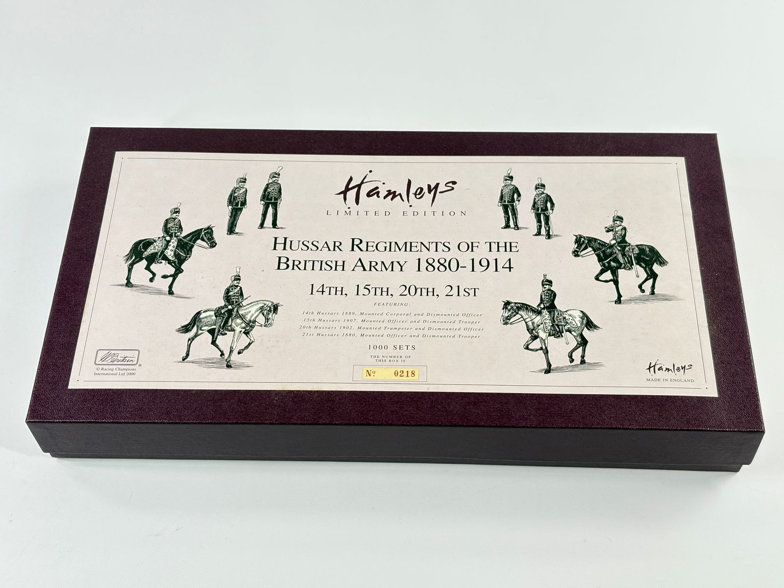 W. BRITAIN MANLEYS HUSSAR REGT. BRITISH ARMY 1880-1914 (1 of 4)