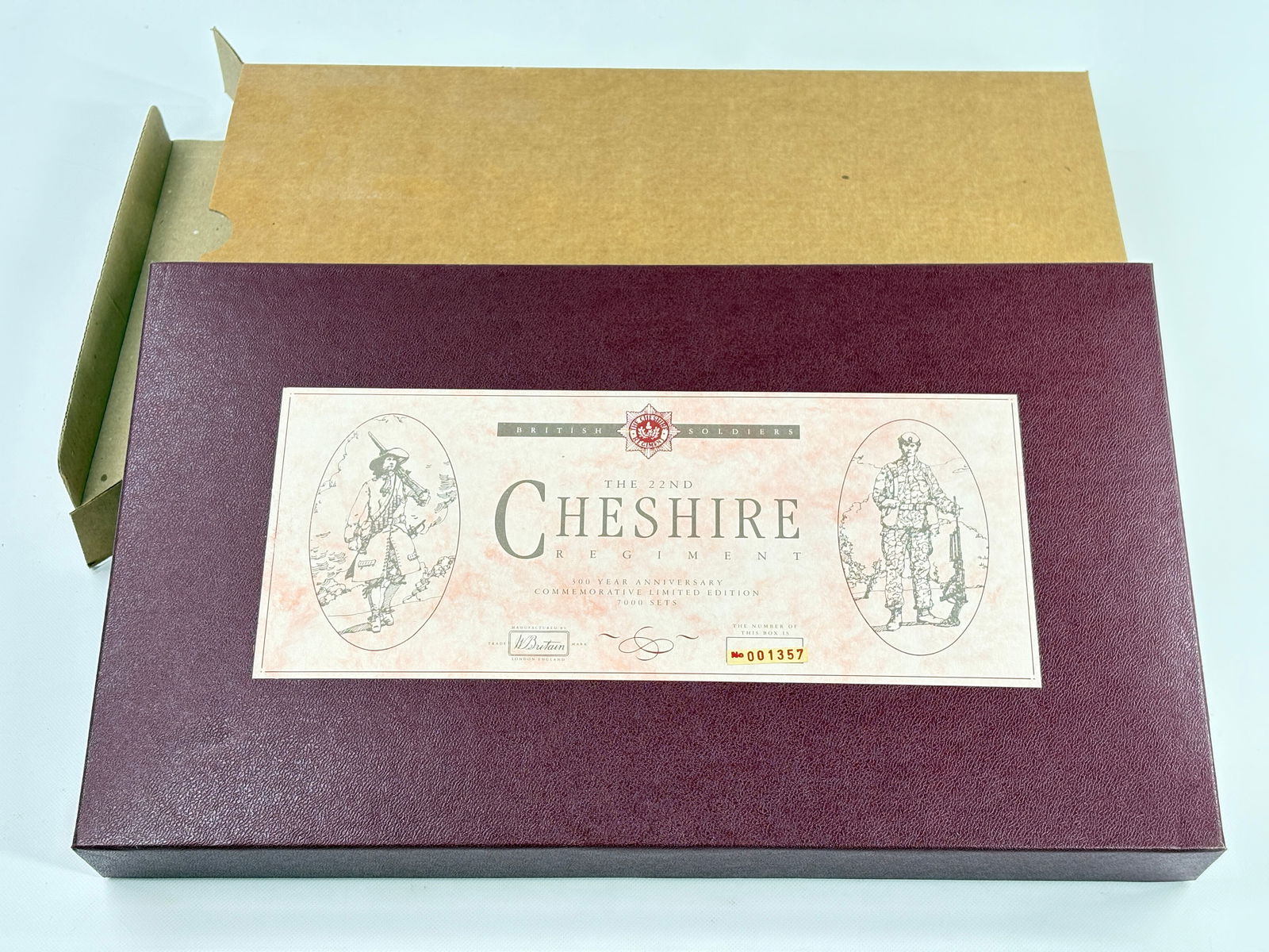 W. BRITAIN THE 22ND CHESHIRE REGIMENT SET (1 of 6)