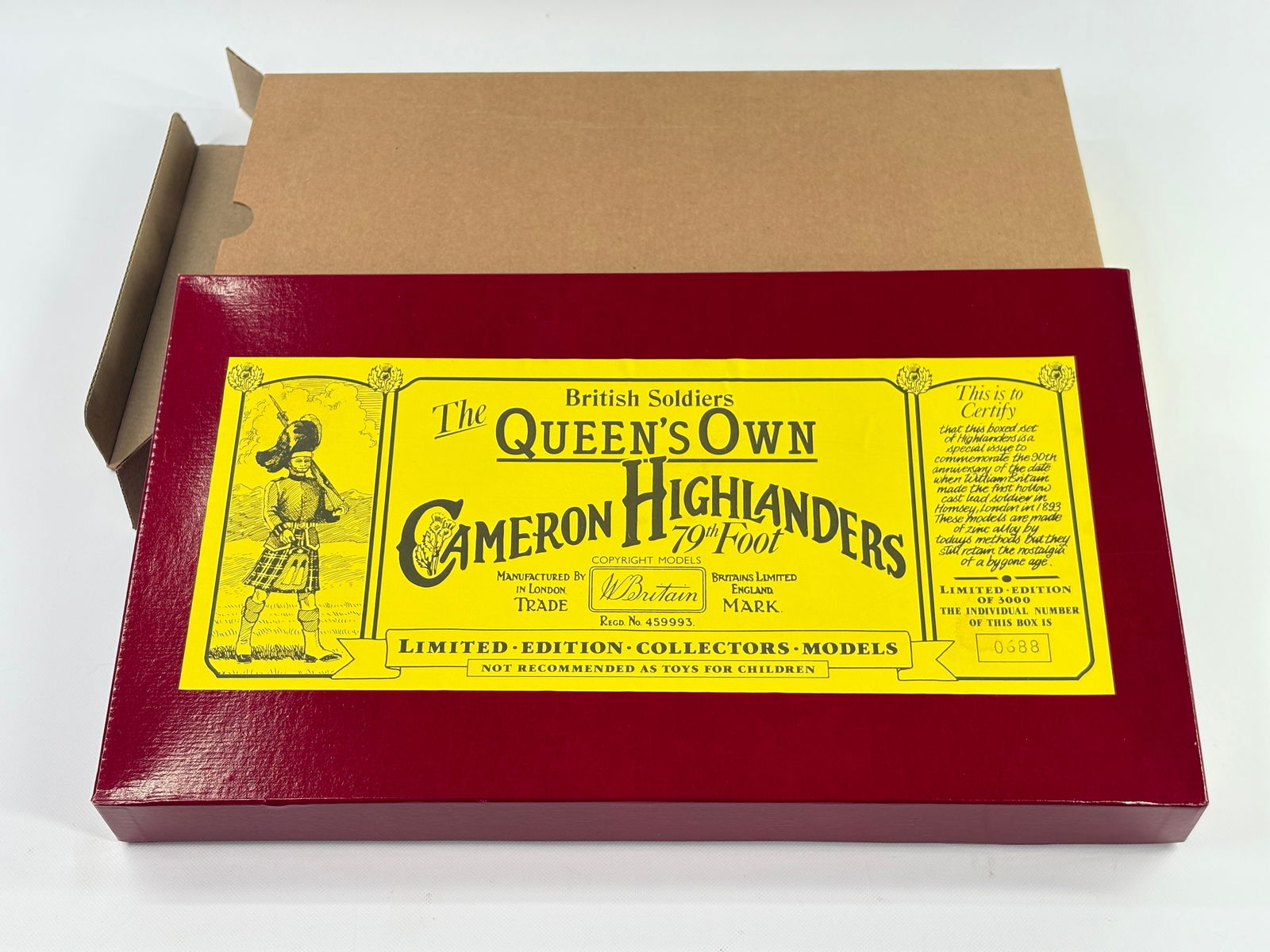 W. BRITAIN QUEEN'S OWN CAMERON HIGHLANDERS 79TH FOOT (1 of 6)