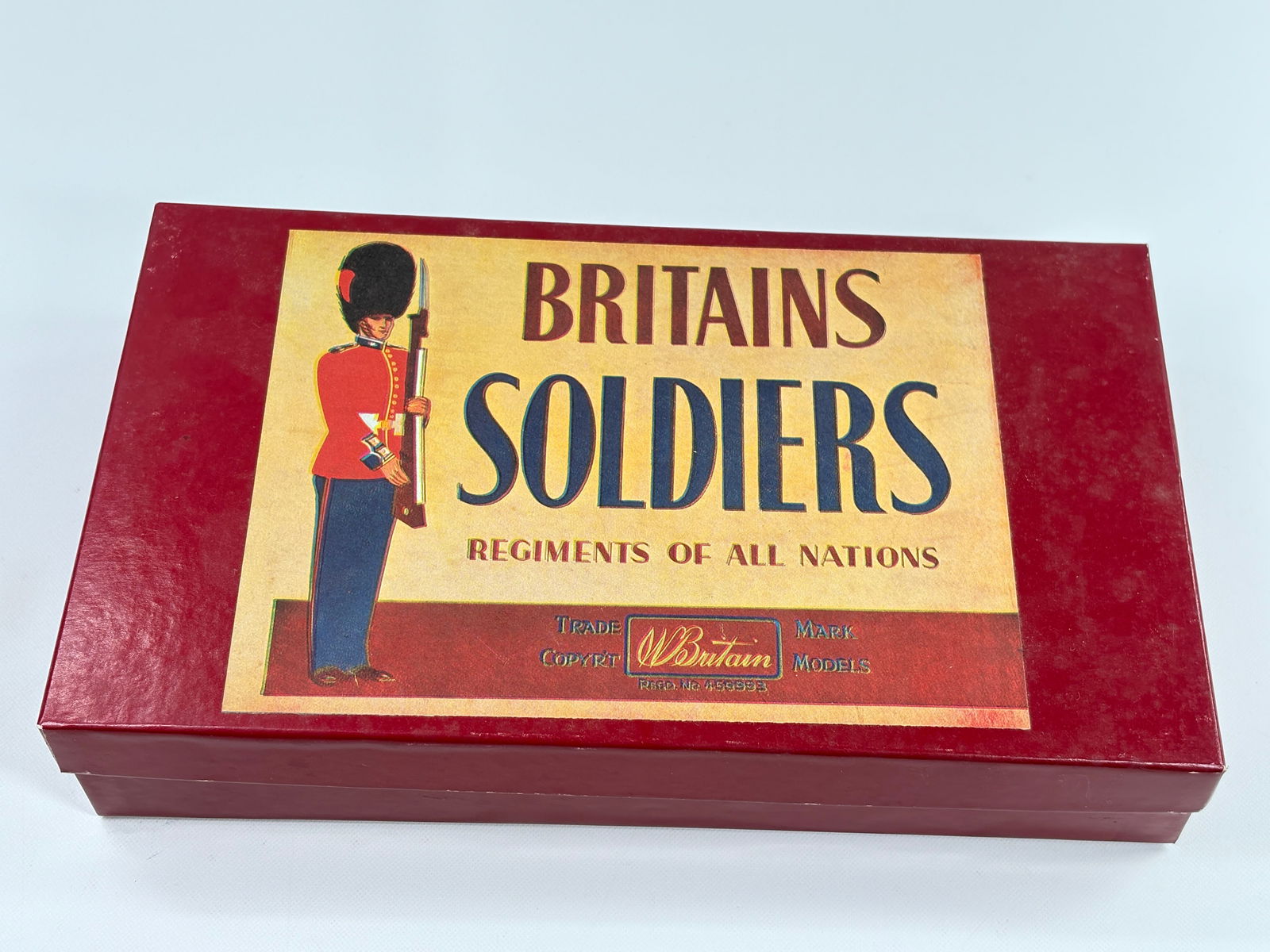 VINTAGE W. BRITAIN MOUNTED BAND (1 of 4)