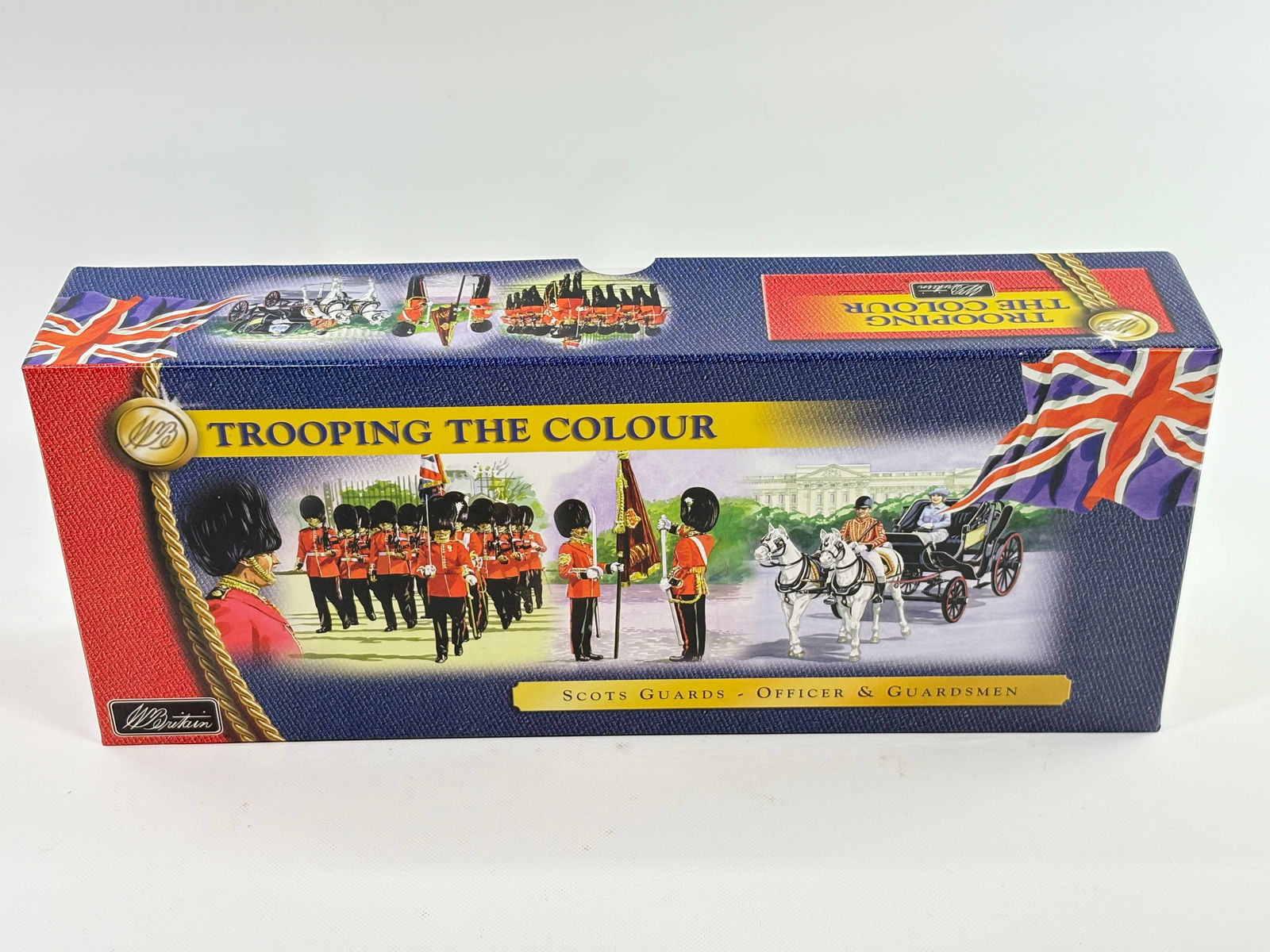 W. BRITAIN 40115 SCOTS GUARDS OFFICER & GUARDSMEN (1 of 6)