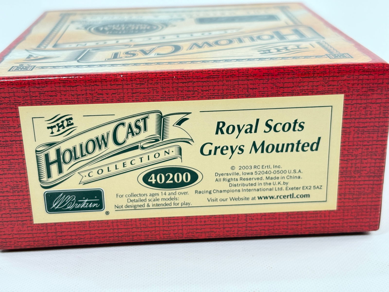 W. BRITAIN 40200 ROYAL SCOTS GREYS MOUNTED (1 of 4)