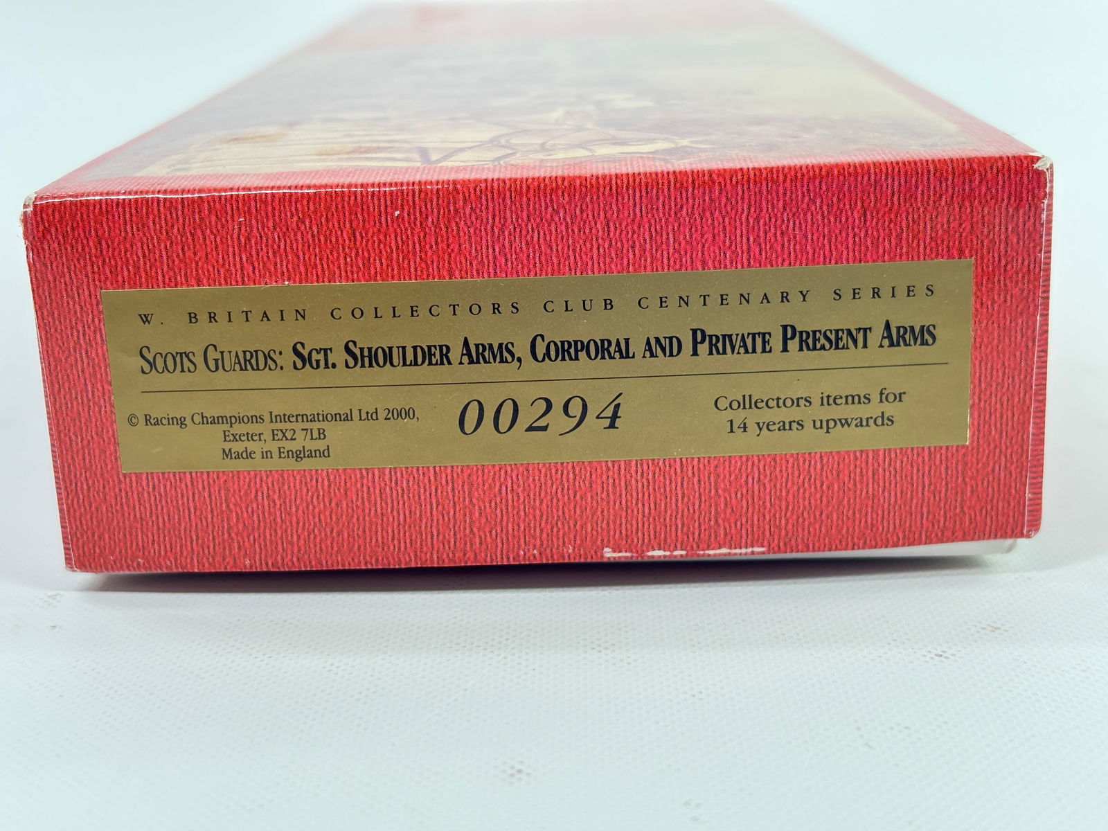 W. BRITAIN 00294 SCOTS GUARDS SGT, CORPORAL, PRIVATE (1 of 4)