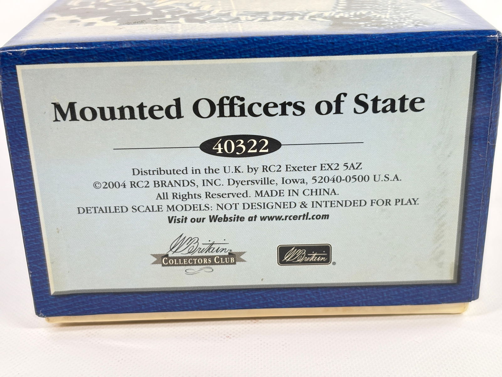 W. BRITAIN CC 40322 MOUNTED OFFICERS OF STATE (1 of 4)