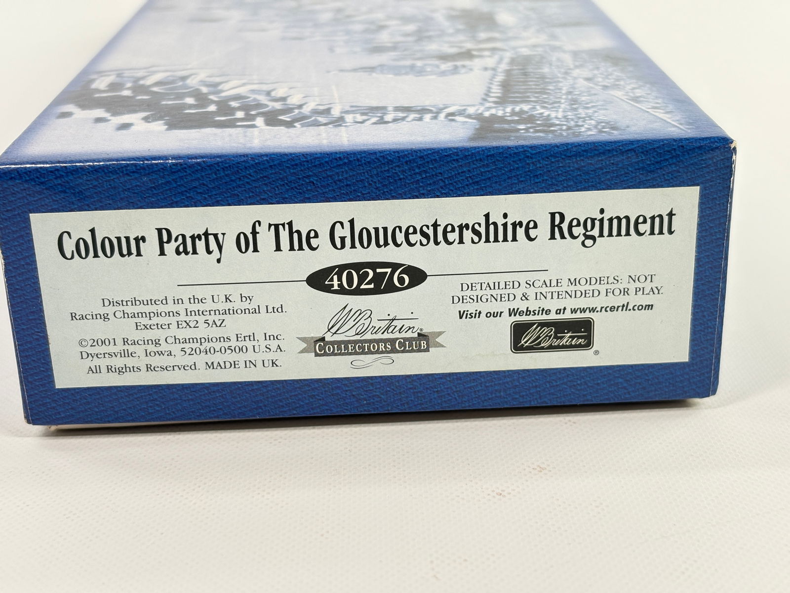 W. BRITAIN 40276 COLOUR PART GLOUCESTERSHIRE REGT. (1 of 5)