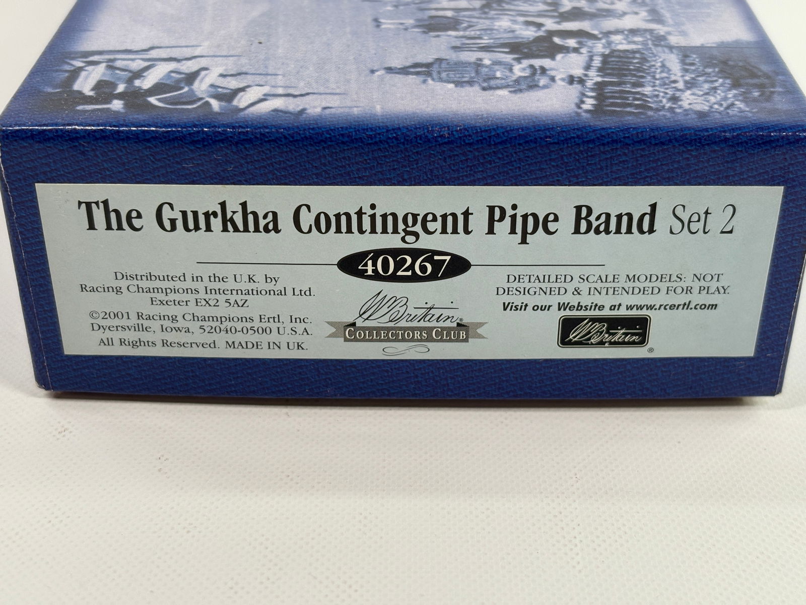 W. BRITAIN CC 40267 GURKHA CONTINGENT PIPE BAND SET 2 (1 of 4)