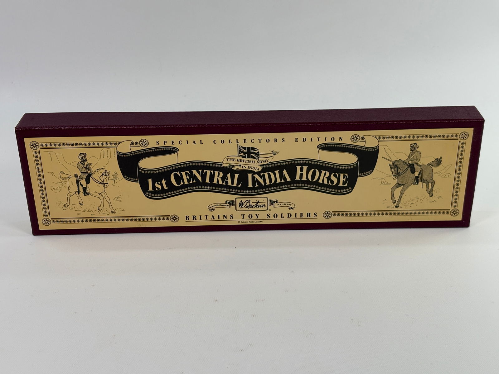 W. BRITAIN BRITISH ARMY INDIA 1ST CENTRAL HORSE (1 of 5)