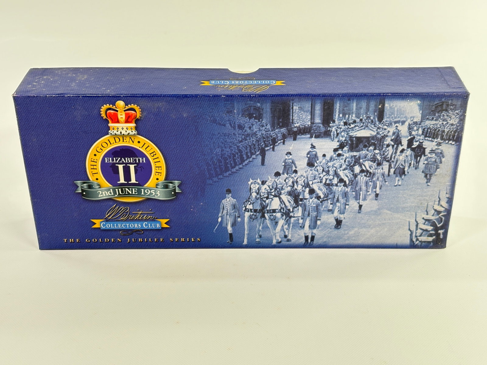 W. BRITAIN CC: REMAINS IN VERY GOOD CONDITION WITH BOX. BOX SHOWING ONLY SOME STORAGE WEAR.