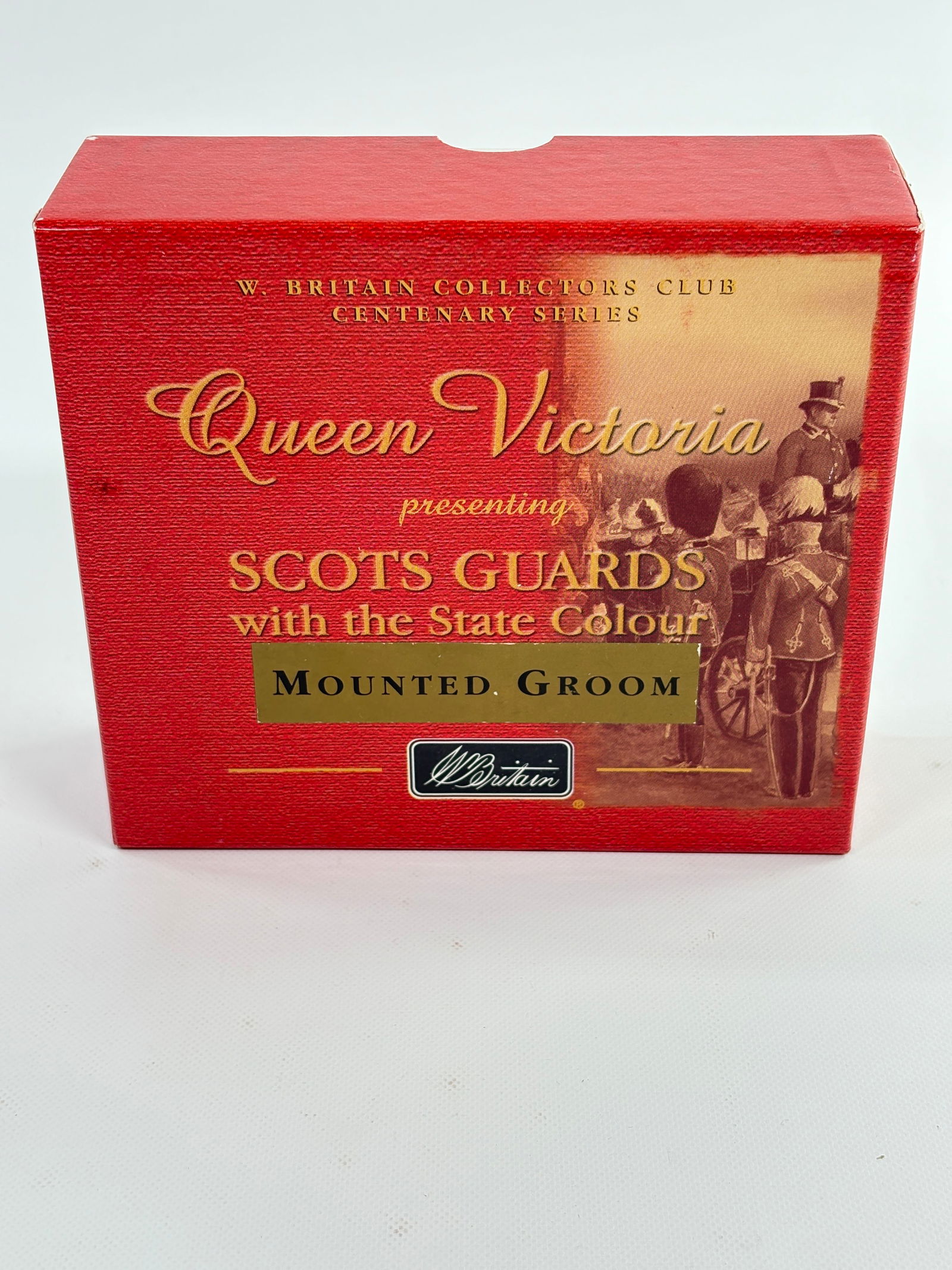 W. BRITAIN 40205 SCOTS GUARDS MOUNTED GROOM (1 of 6)