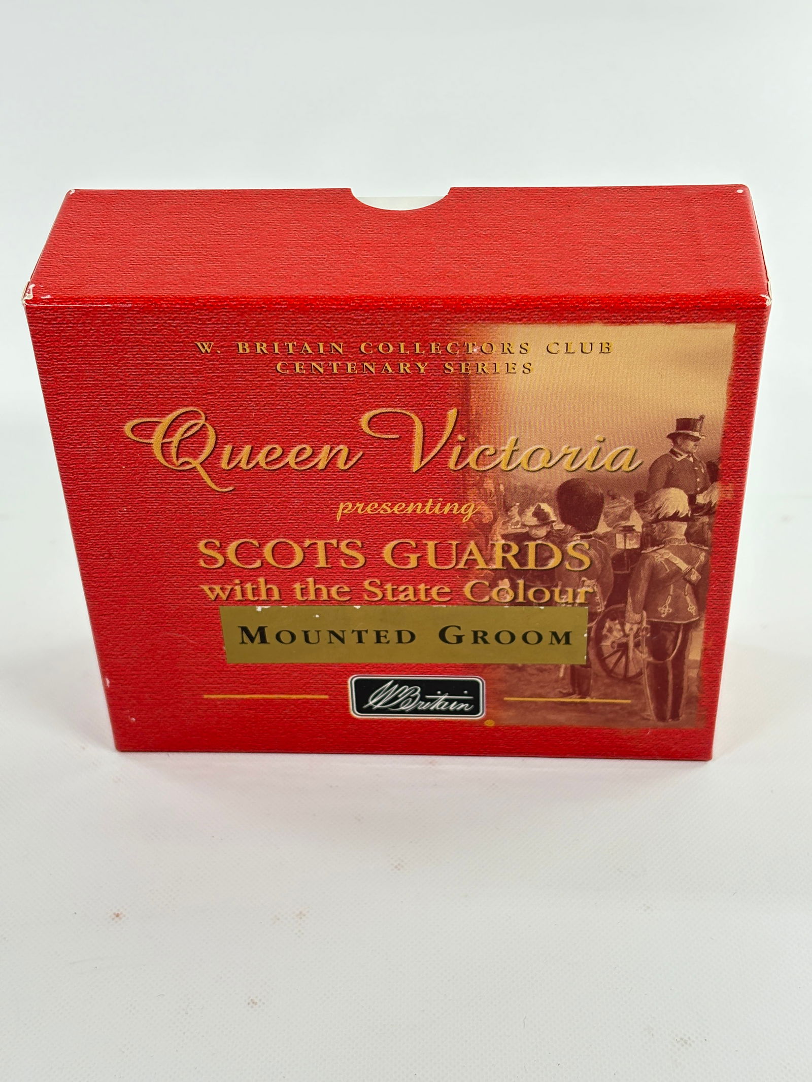 W. BRITAIN 40205 SCOTS GUARDS MOUNTED GROOM (1 of 6)