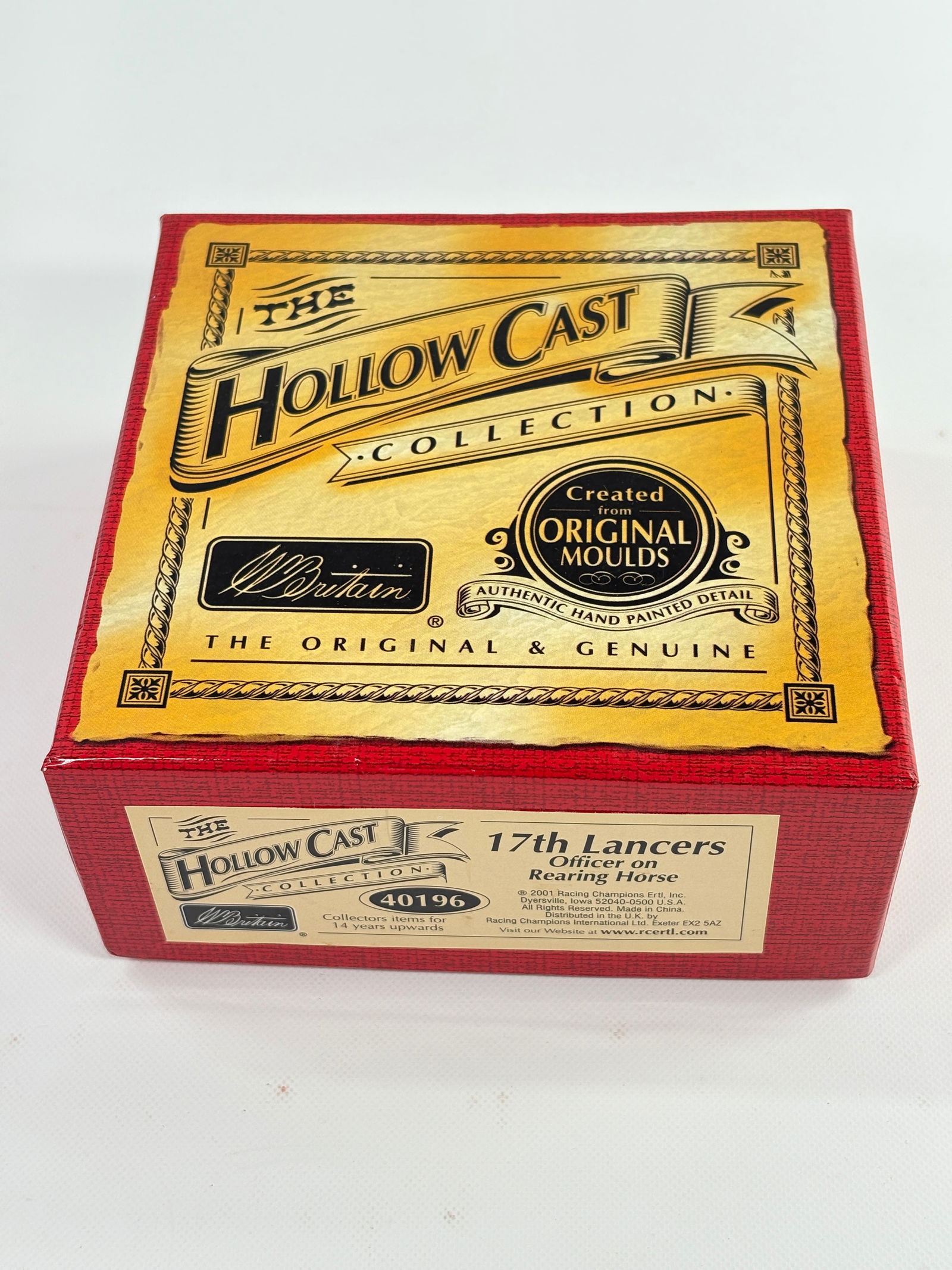 W. BRITAIN 40196 17TH LANCERS OFFICER ON REARING HORSE (1 of 5)