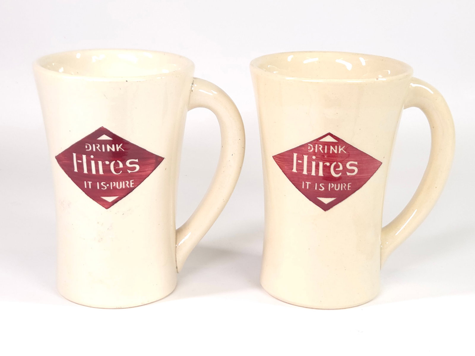 2) ANTIQUE HIRES ROOT BEER  GERMANY MUGS (1 of 4)