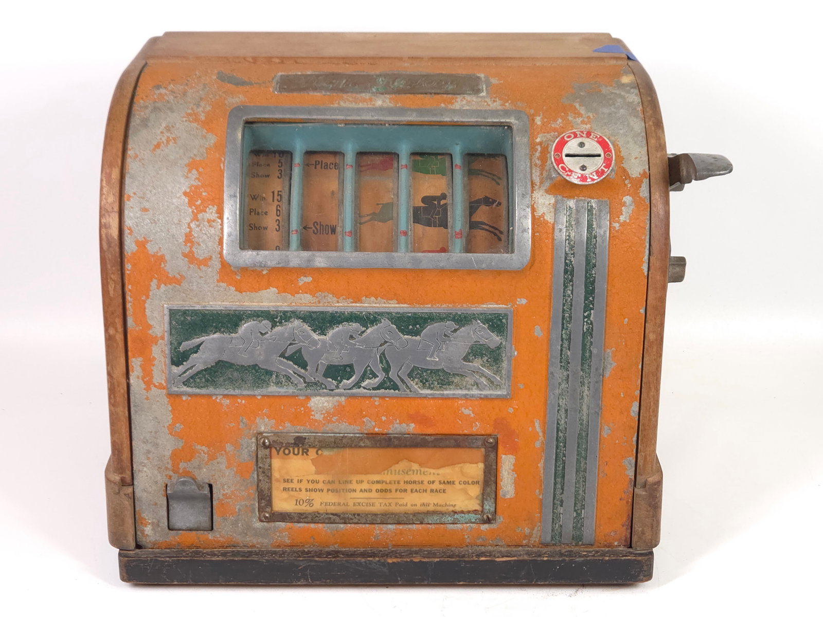 ONE CENT HORSE RACE TRADE STIMULATOR (1 of 5)