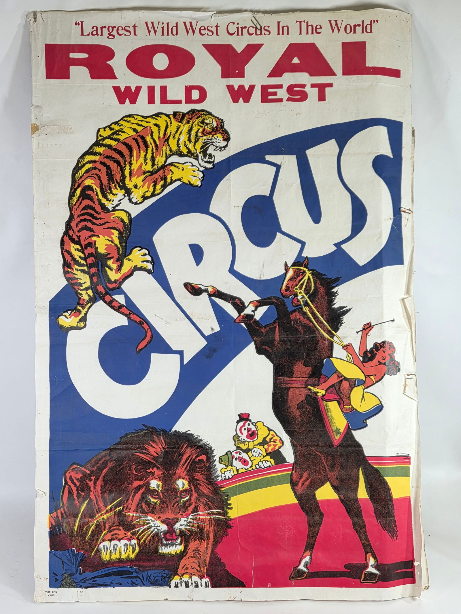 VINTAGE ROYAL WILD WEST CIRCUS POSTER (1 of 6)