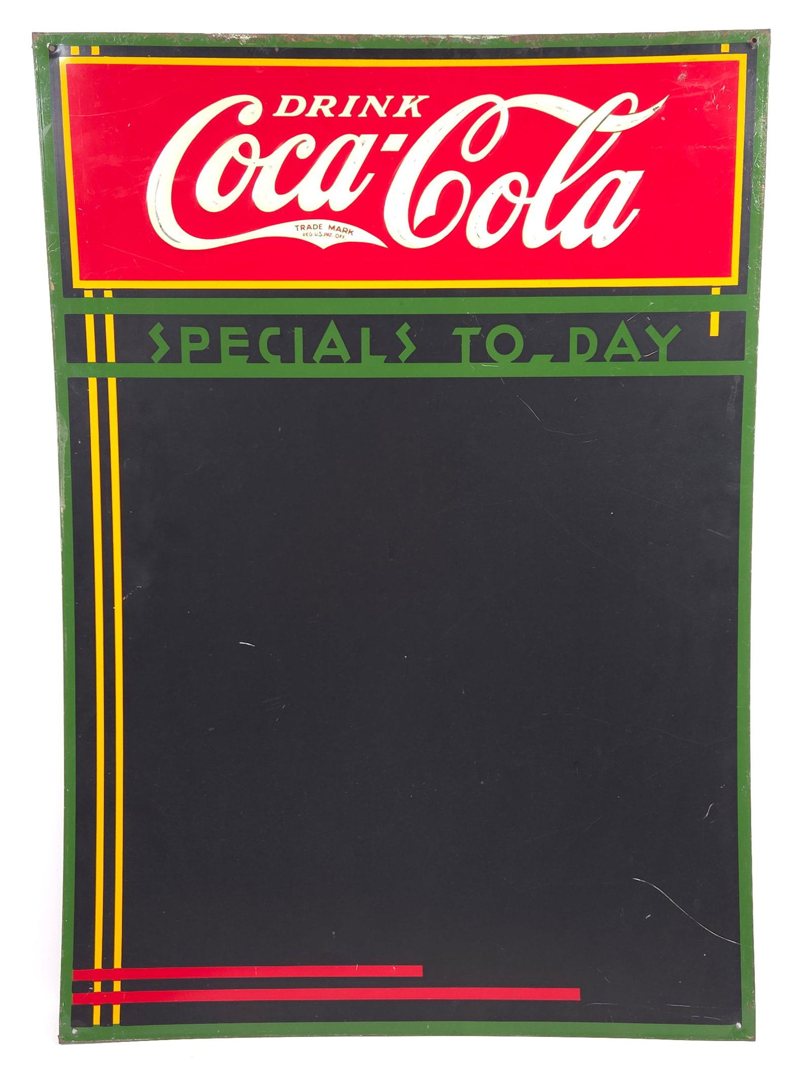 EARLY COCA COLA SPECIAL TODAY CHALK SIGN (1 of 5)