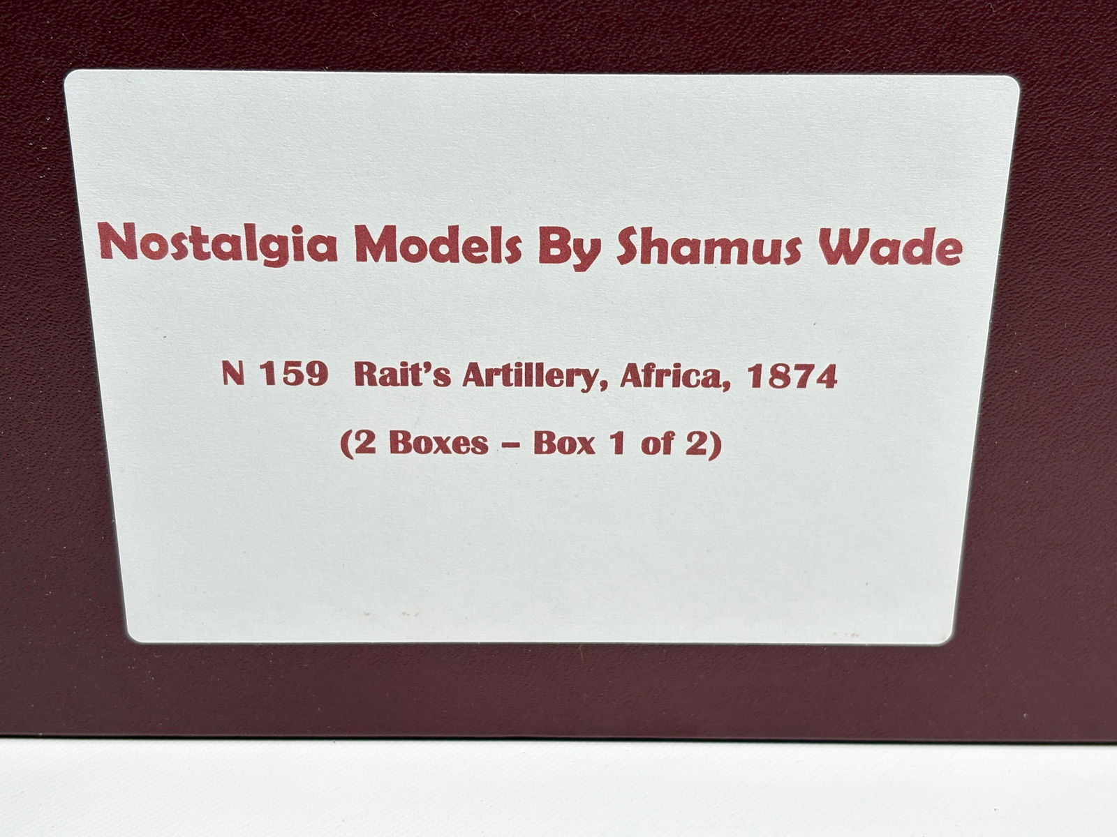 NOSTALGIA TOY SOLDIER RAIT'S ARTILLERY AFRICA (1 of 5)