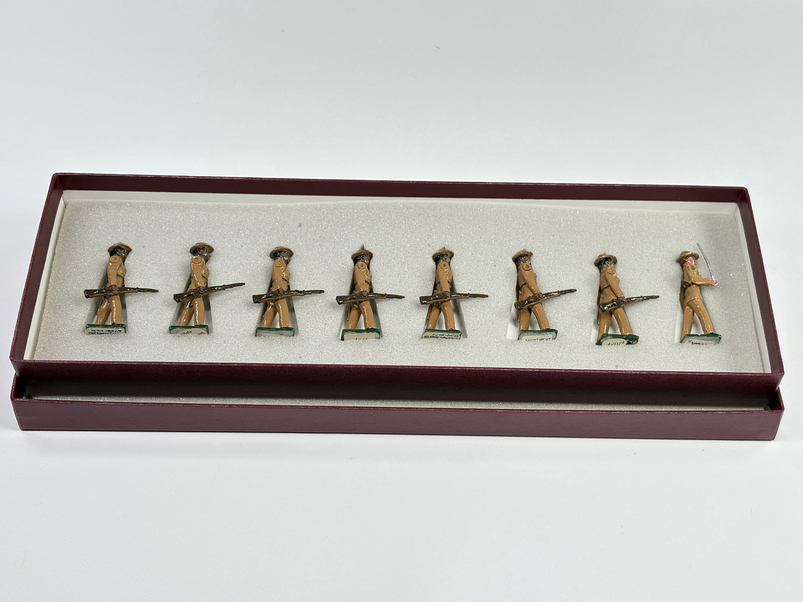 NOSTALGIA TOY SOLDIER ST. HELENA SHARPSHOOTERS: REMAINS IN VERY GOOD CLEAN CONDITION. BOX SHOWING SOME TYPICAL STORAGE WEAR.