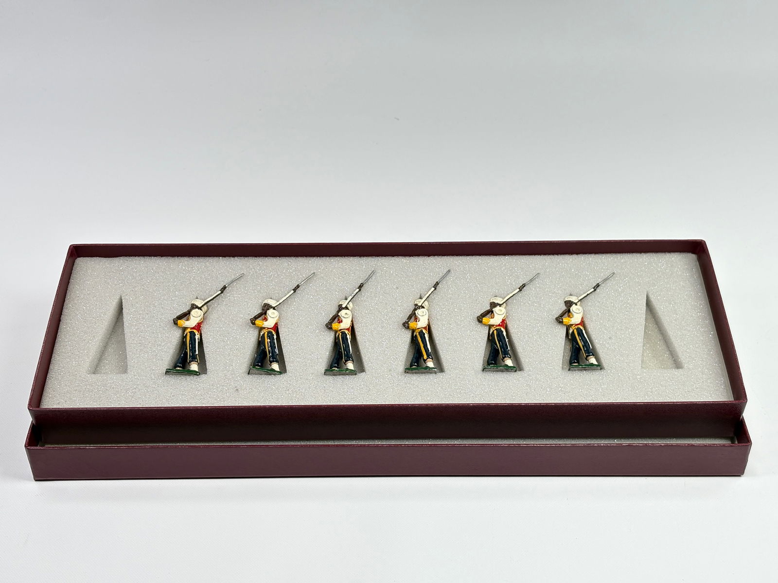 NOSTALGIA TOY SOLDIER 2ND WEST INDIA REGT. 1887: REMAINS IN VERY GOOD CLEAN CONDITION. BOX SHOWING SOME TYPICAL STORAGE WEAR.