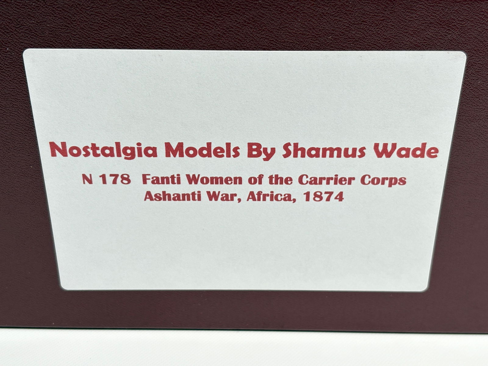 NOSTALGIA TOY SOLDIER FANTI WOMAN CORPS ASHANTI WAR (1 of 5)