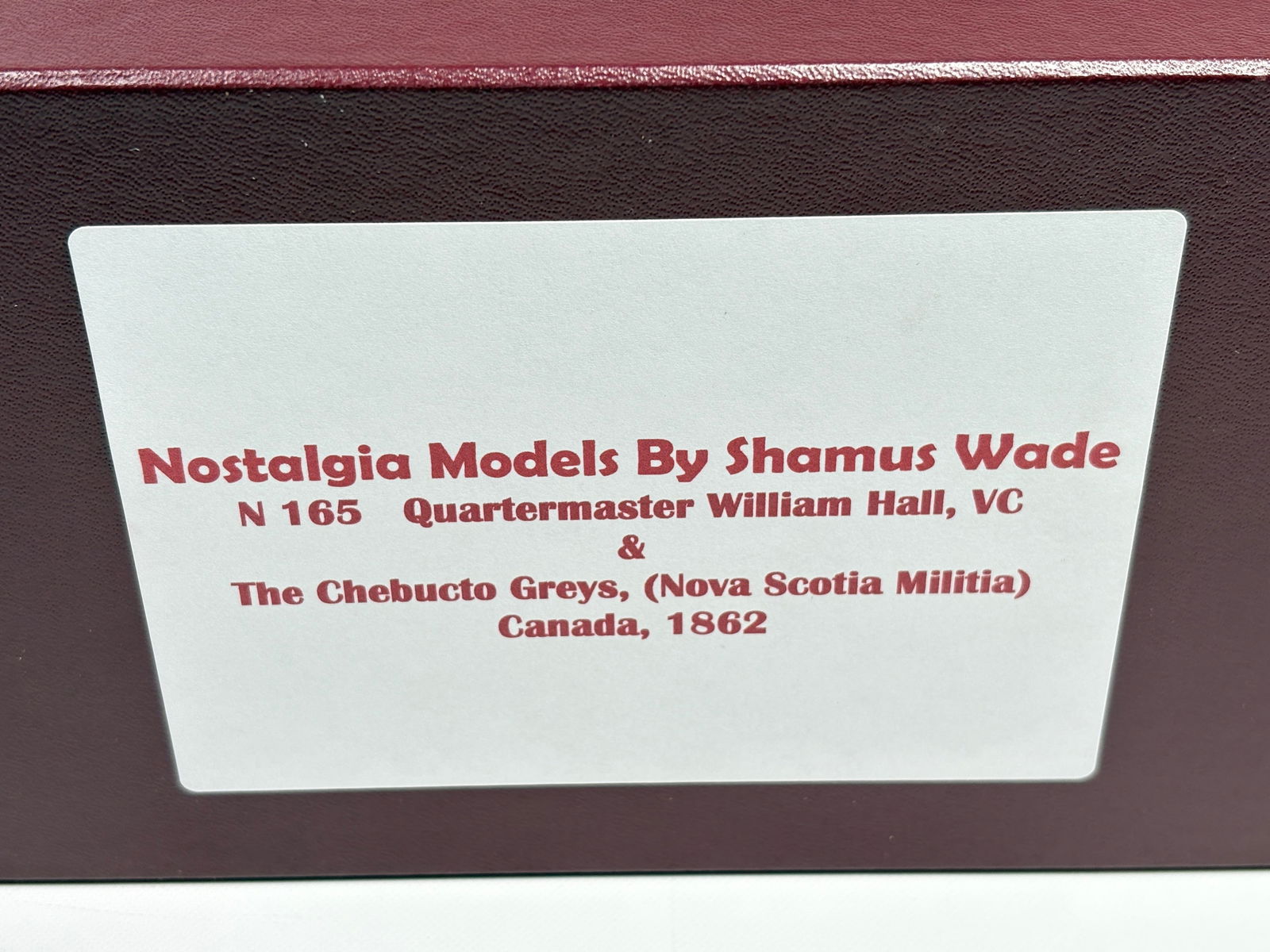 NOSTALGIA TOY SOLDIER WILLIAM HALL & CHEBUCTO GREYS (1 of 5)