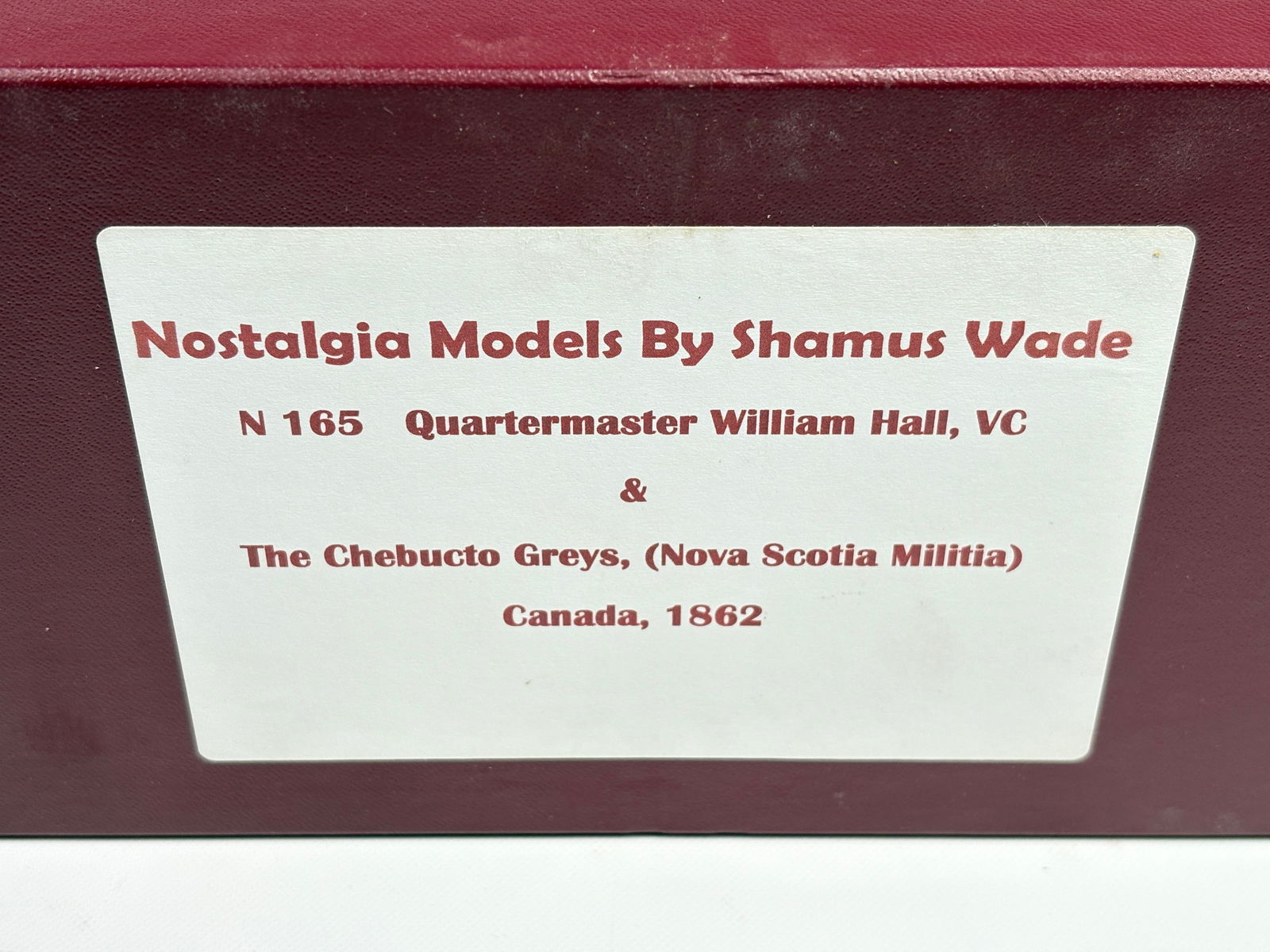 NOSTALGIA TOY SOLDIER WILLIAM HALL & CHEBUCTO GREYS (1 of 5)