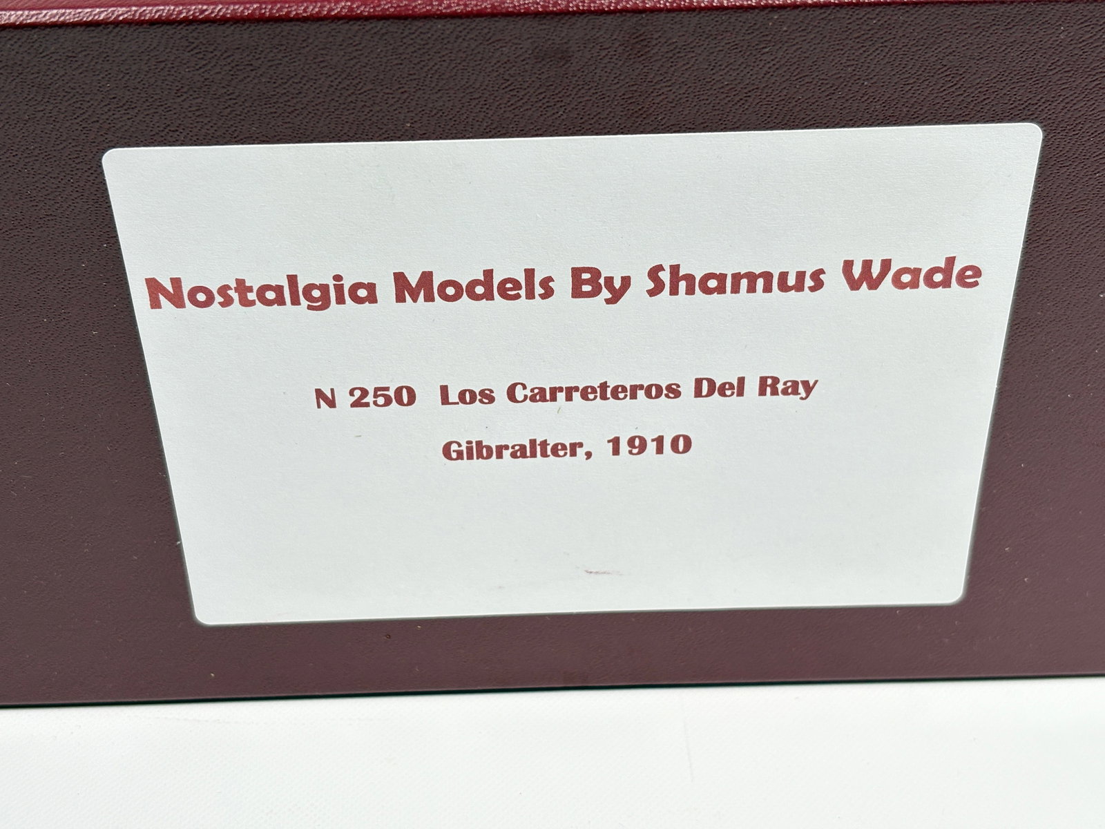 NOSTALGIA TOY SOLDIER LOS CARRETEROS DEL RAY GIBRALTAR: REMAINS IN VERY GOOD CLEAN CONDITION. BOX SHOWING SOME TYPICAL STORAGE WEAR.