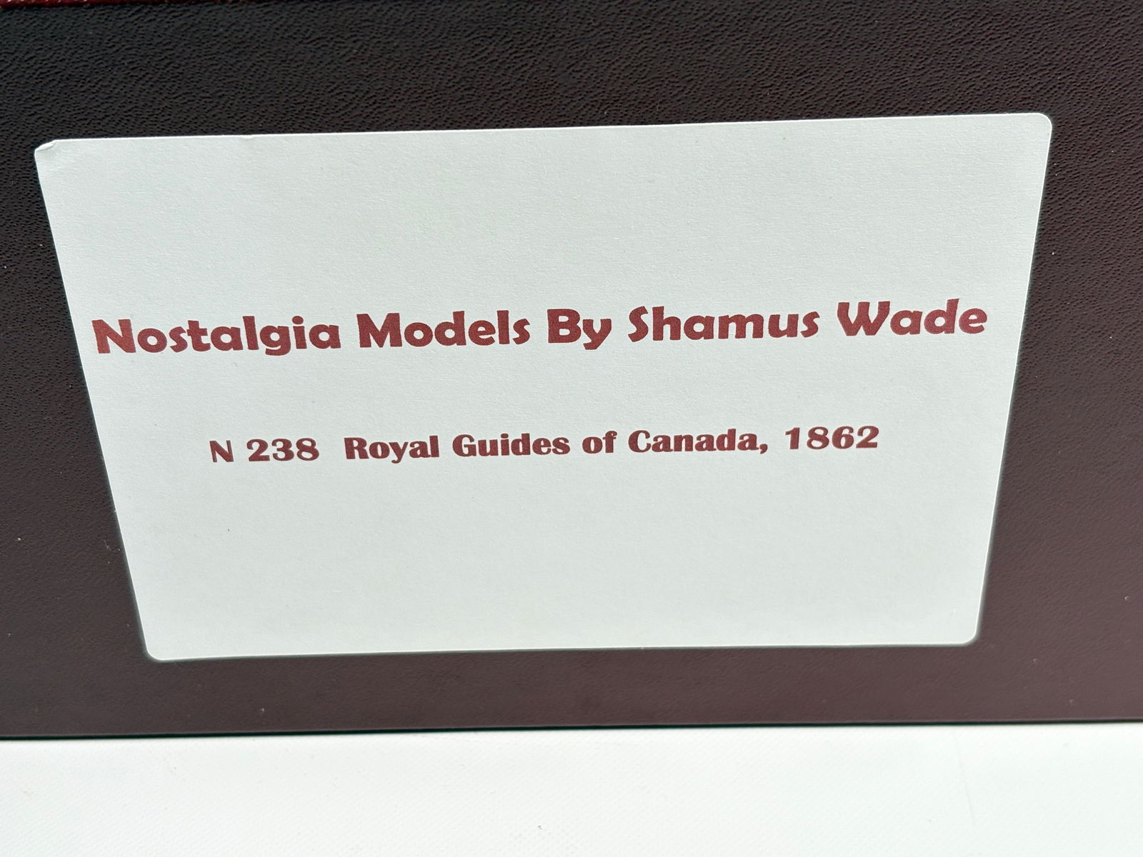 NOSTALGIA TOY SOLDIER ROYAL GUIDES OF CANADA (1 of 5)