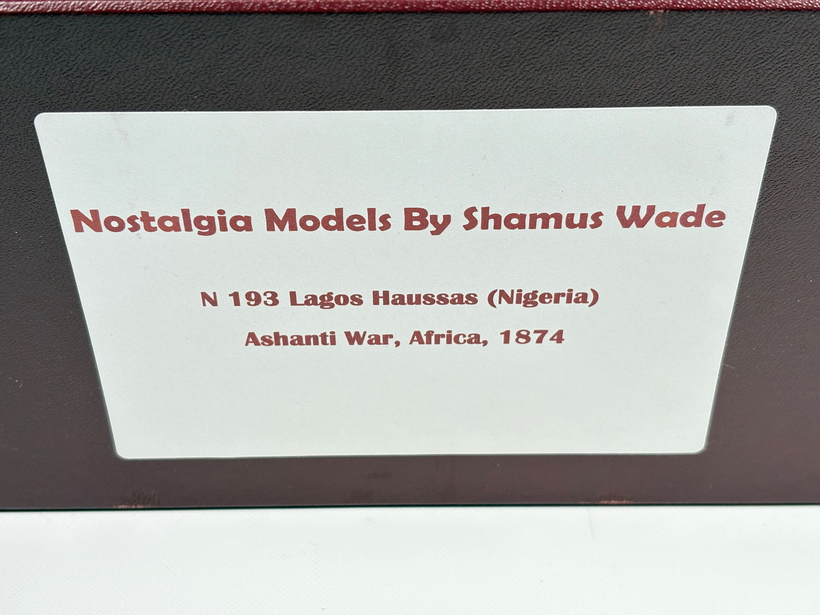 NOSTALGIA TOY SOLDIER LAGOS HAUSSAS ASHANTI WAR (1 of 5)