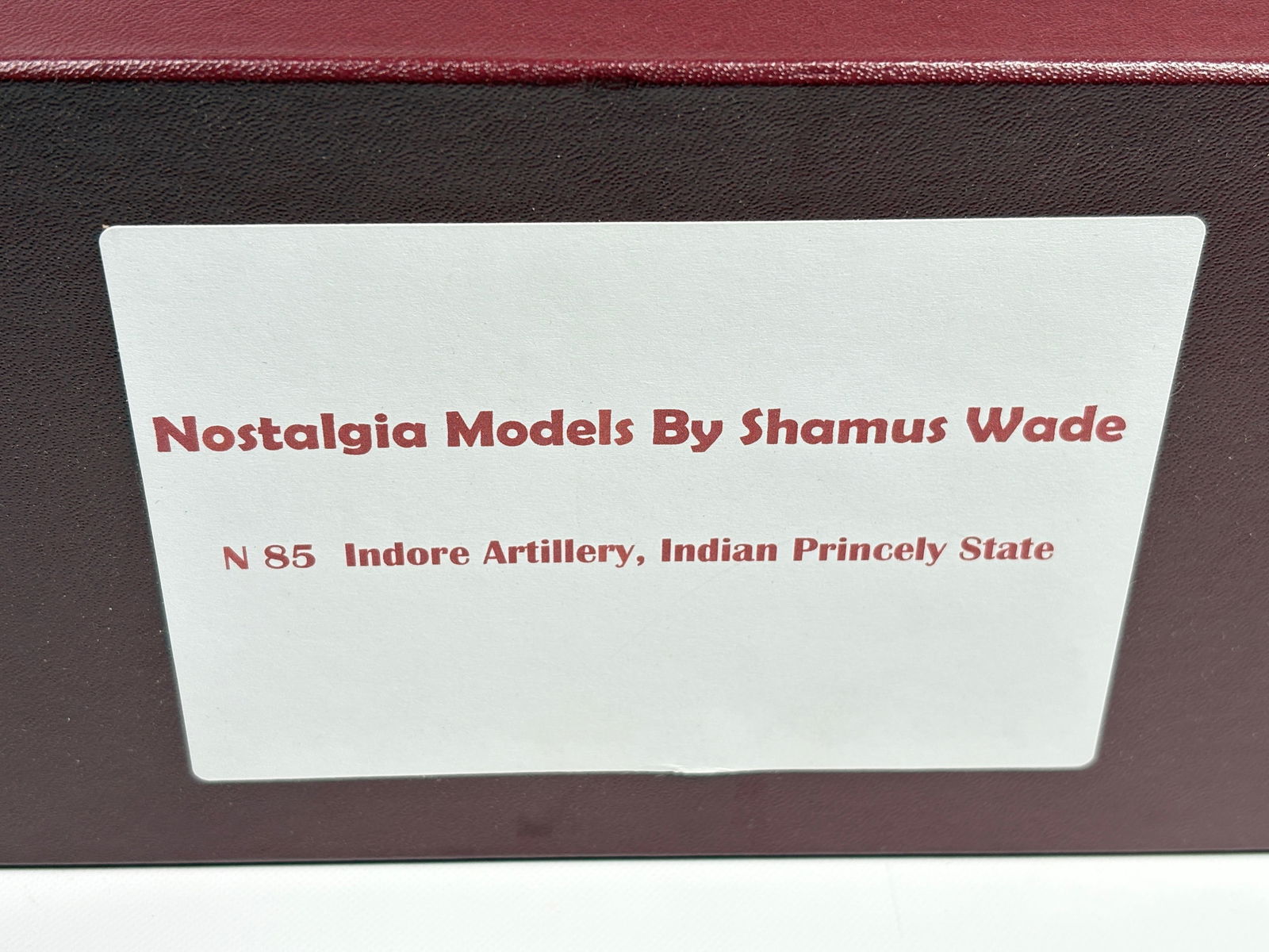 NOSTALGIA TOY SOLDIER INDORE ARTILLERY INDIAN STATE (1 of 5)