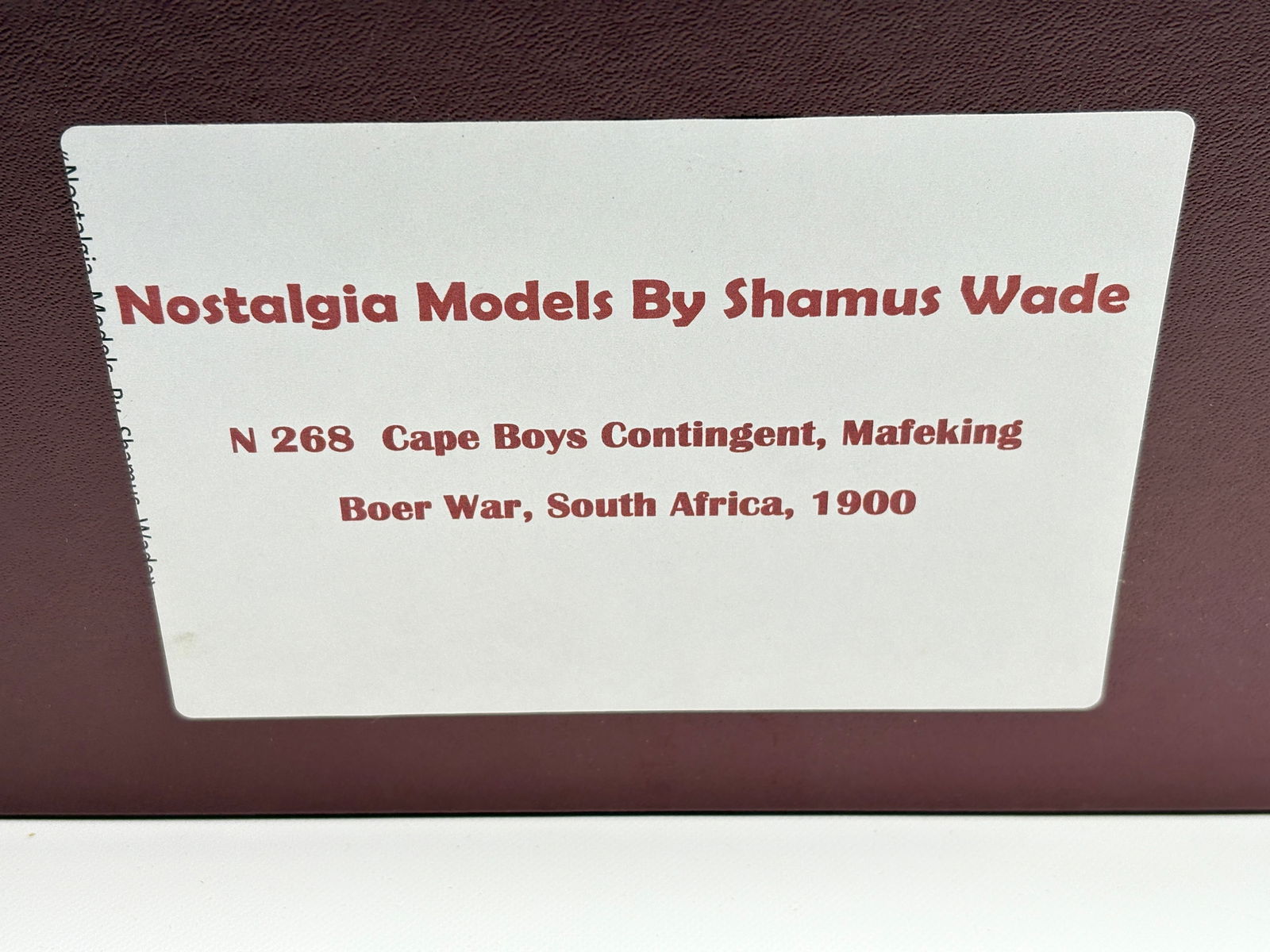 NOSTALGIA TOY SOLDIER CAPE BOYS BOER WAR SOUTH AFRICA (1 of 5)