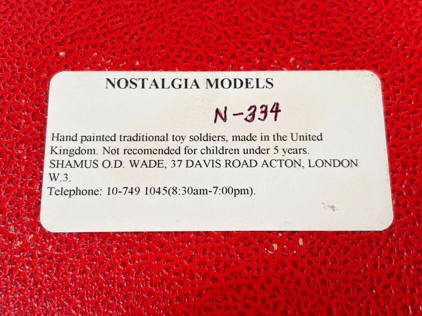 NOSTALGIA TOY SOLDIER N-334 ARTILLERY SET (1 of 5)