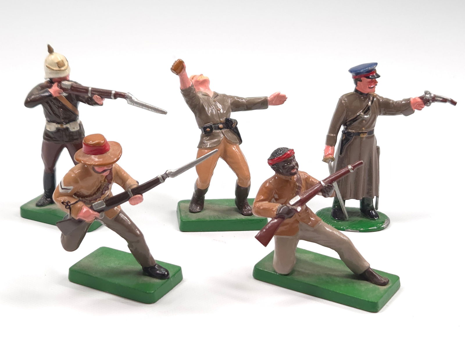 5) TROPHY MINIATURES LEAD SOLDIERS (1 of 4)