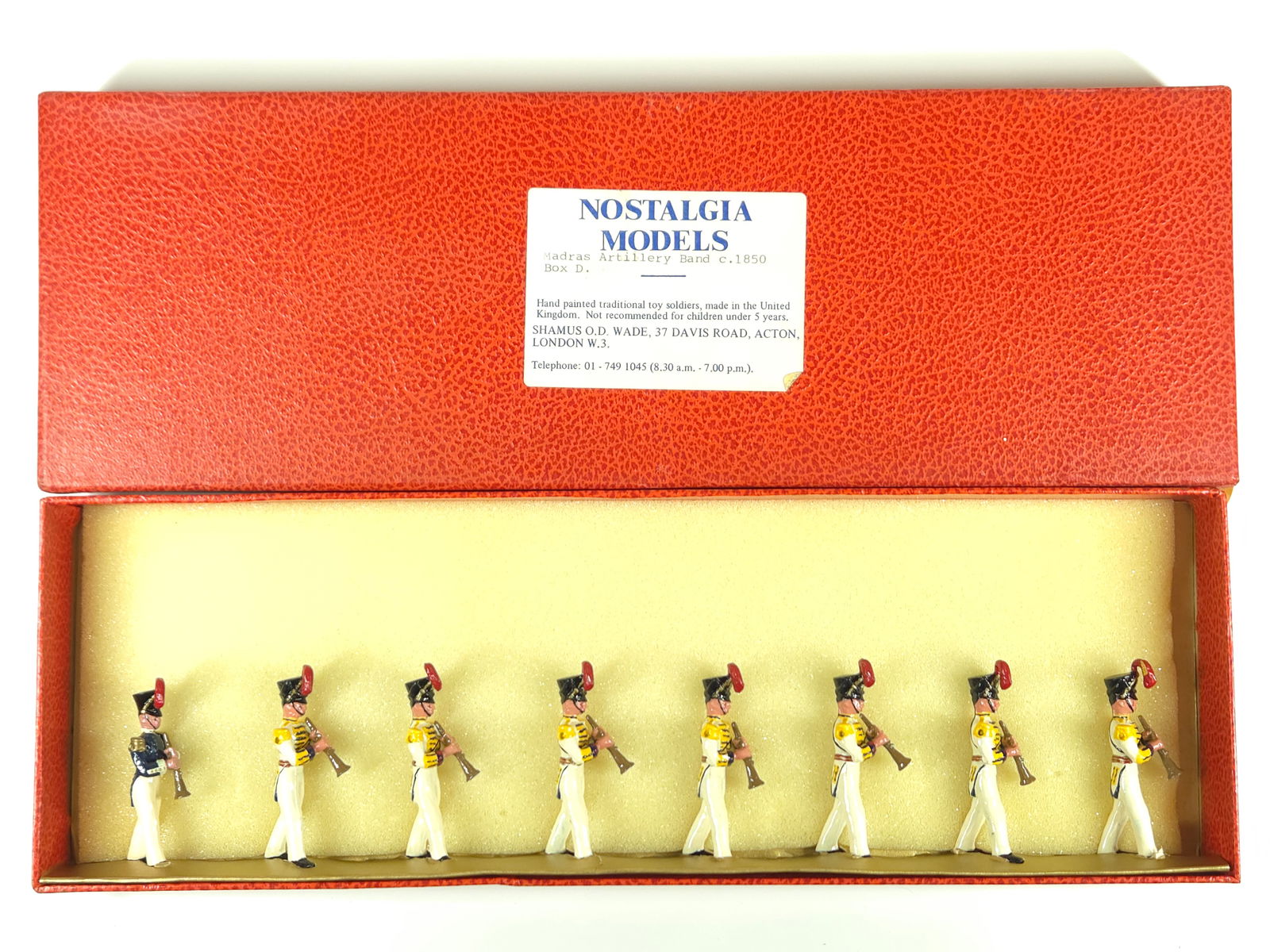 NOSTALGIA MODELS MADRAS ARTILLERY BAND W/ BOX (1 of 5)