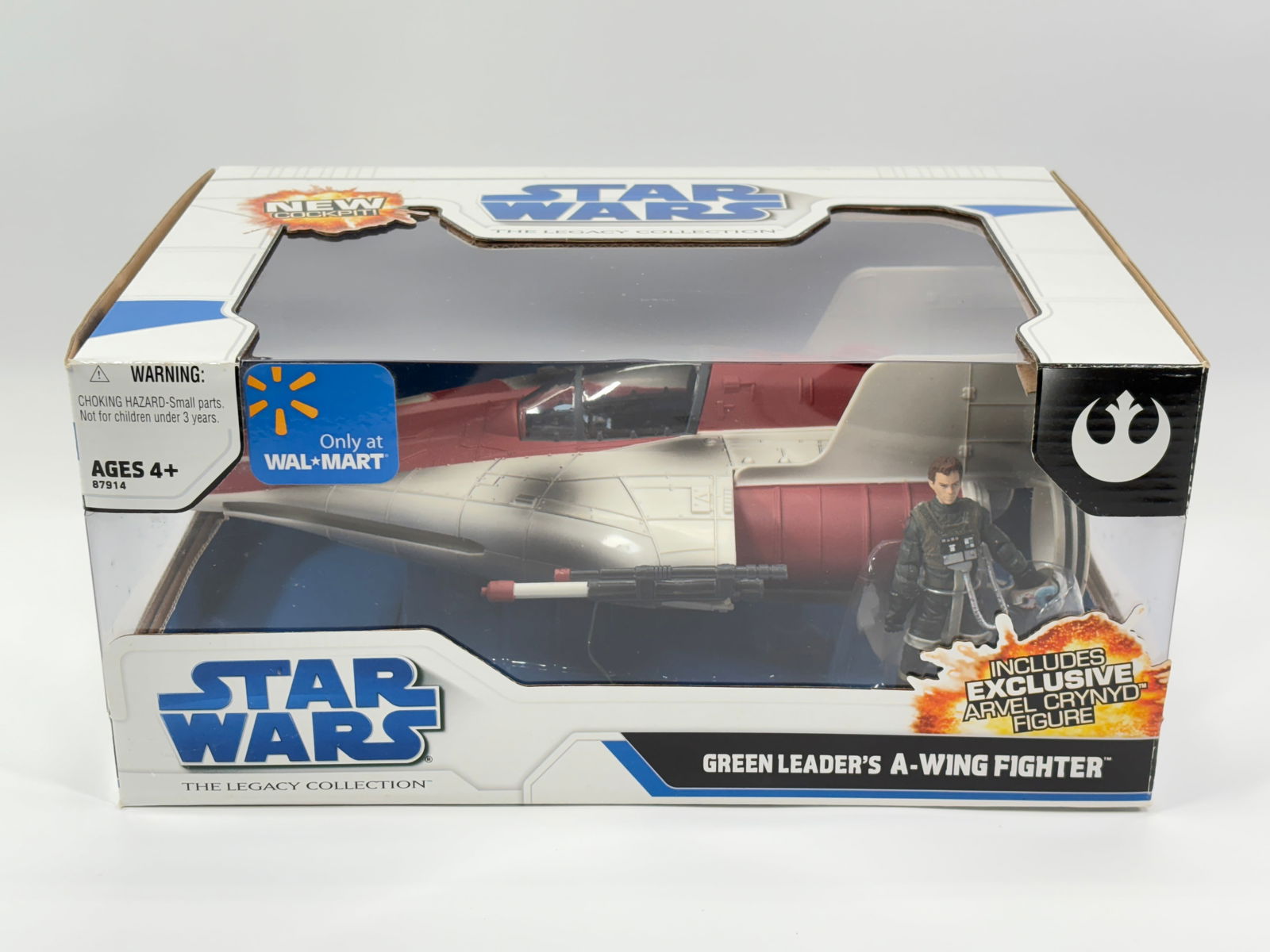 STAR WARS LEGACY COLLECTION GREEN LEADER'S A-WING FIGHTER (1 of 4)