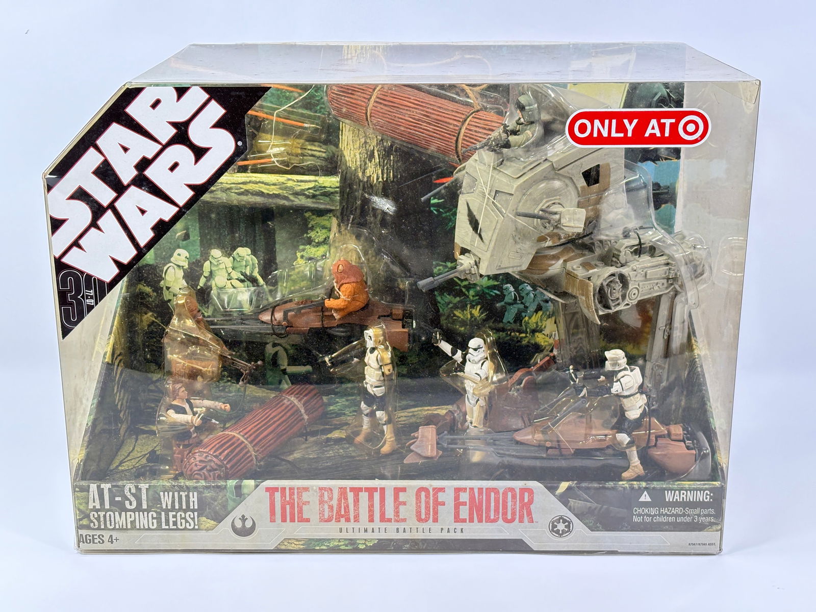 TARGET - STAR WARS BATTLE OF ENDOR BATTLE PACK AT-ST NIB (1 of 8)