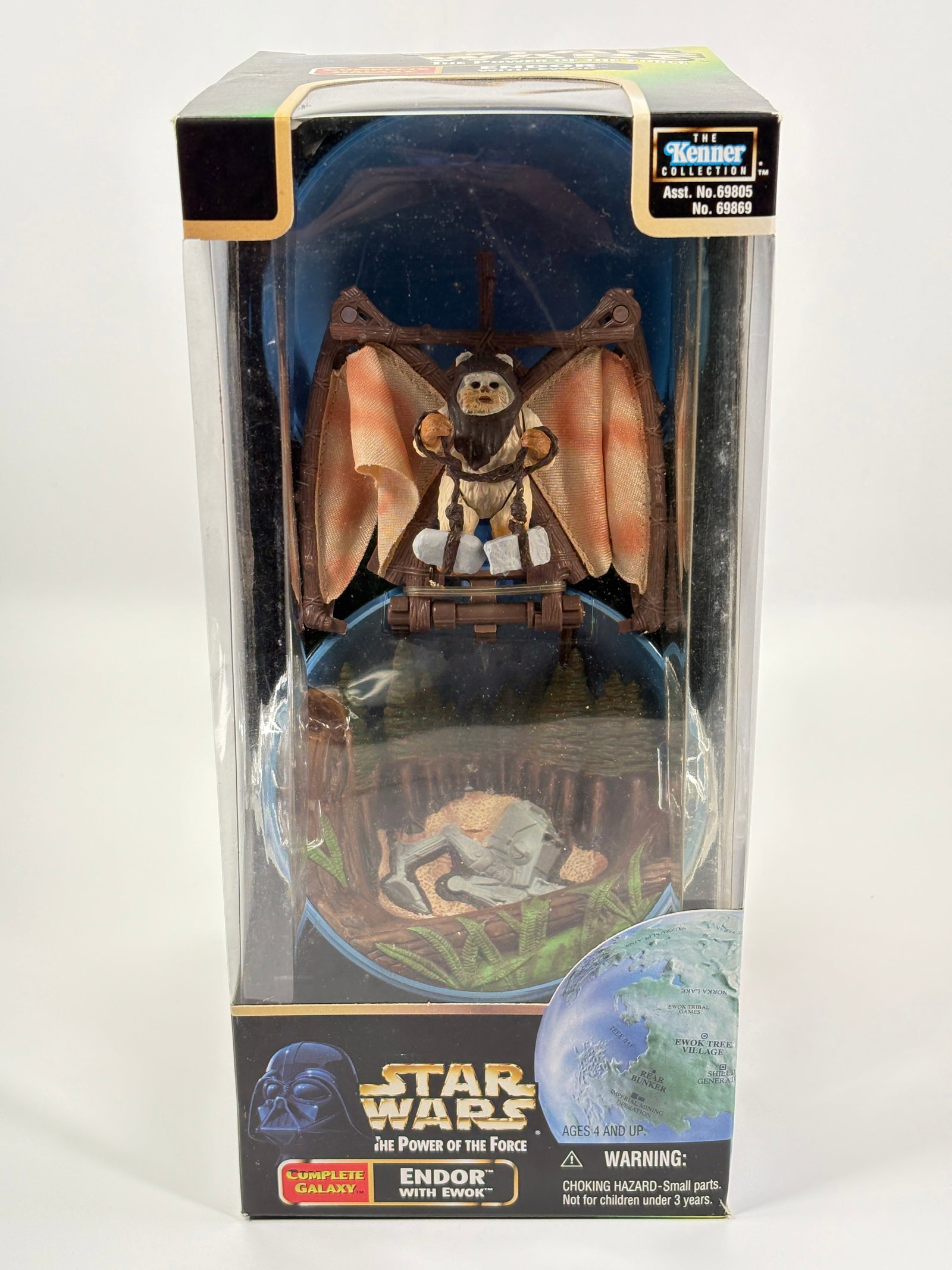 KENNER STAR WARS POTF ENDOR W/ EWOK NISB: REMAINS NEW IN FACTORY SEALED BOX