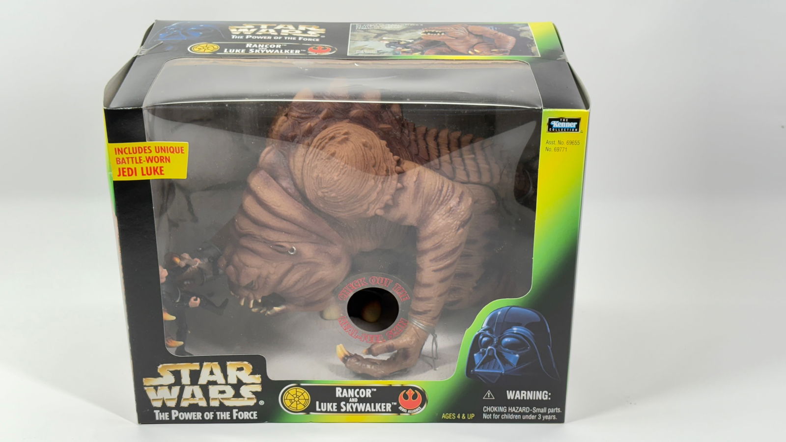 KENNER STAR WARS POTF RANCOR & LUKE SKYWALKER NISB (1 of 4)