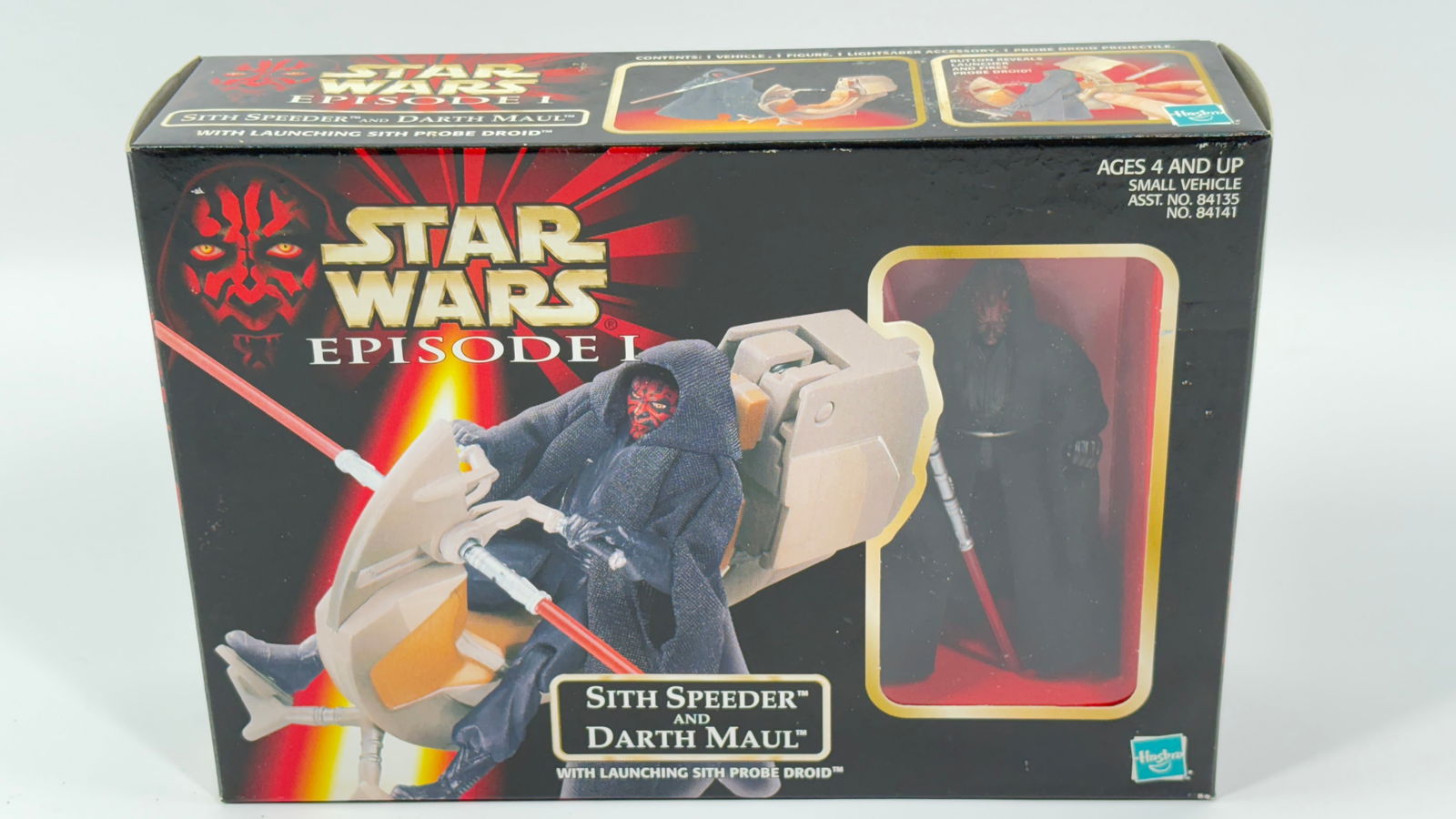 HASBRO STAR WARS EPISODE I SITH SPEEDER & DARTH MAUL NISB (1 of 3)