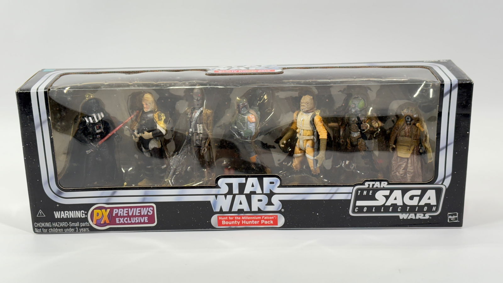 STAR WARS SAGA COLLECTION BOUNTY HUNTER PACK NISB: REMAINS NEW IN FACTORY SEALED BOX