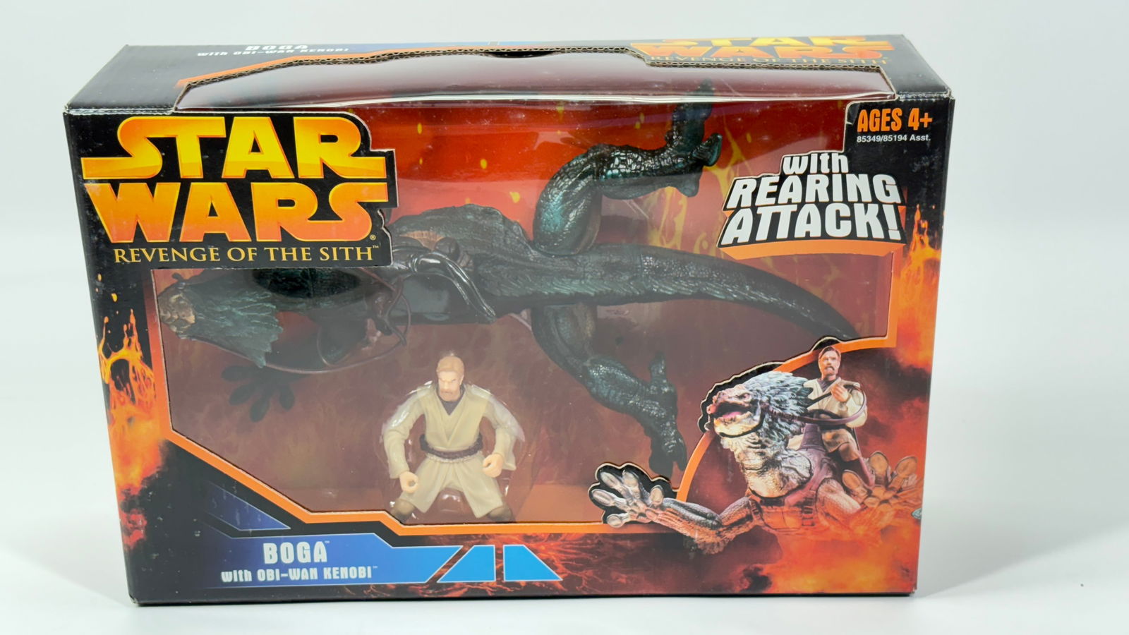 STAR WARS REVENGE OF THE SITH BOGA W/ OBI-WAN KENOBI: REMAINS NEW IN FACTORY SEALED BOX