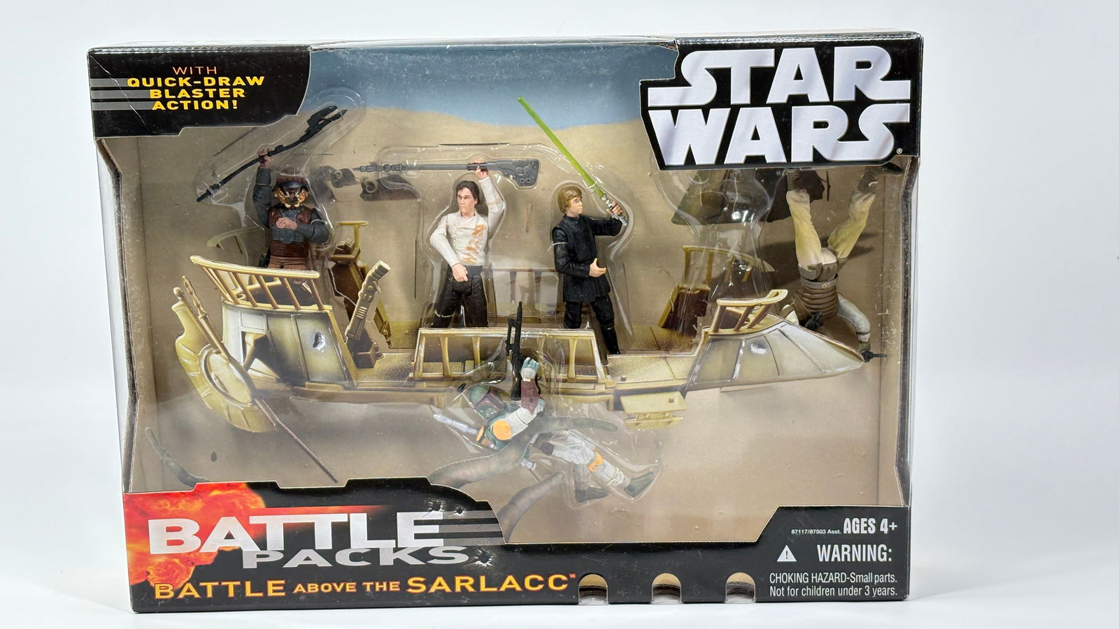 STAR WARS BATTLE PACKS BATTLE ABOVE SARLACC NIB: REMAINS NEW IN FACTORY SEALED BOX