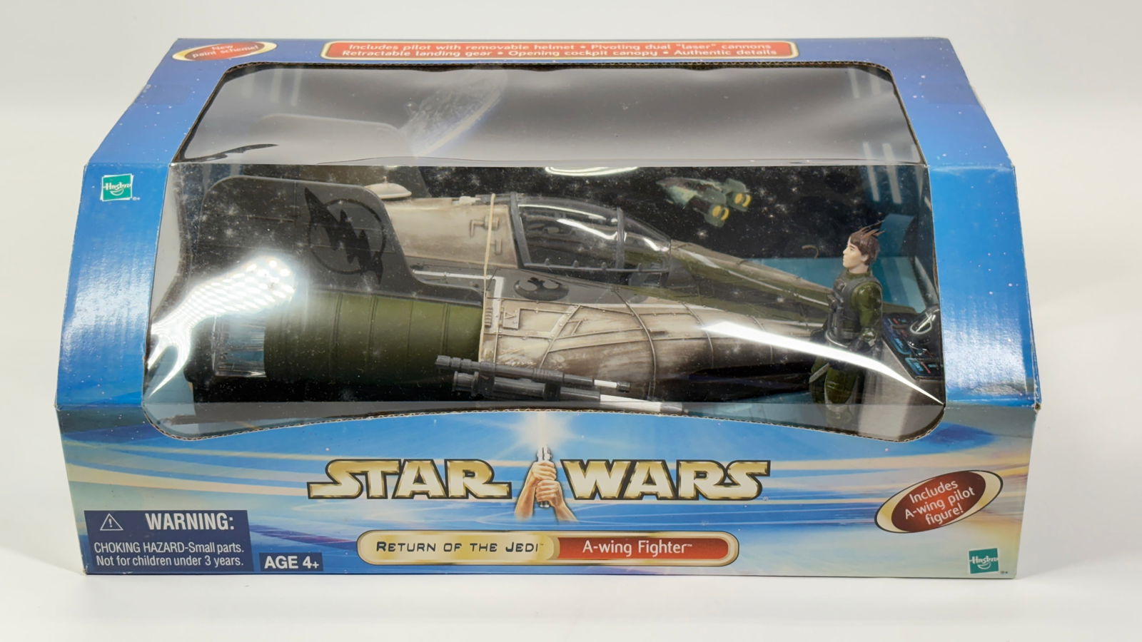 STAR WARS ROTJ A-WING FIGHTER NIB: REMAINS NEW IN FACTORY SEALED BOX