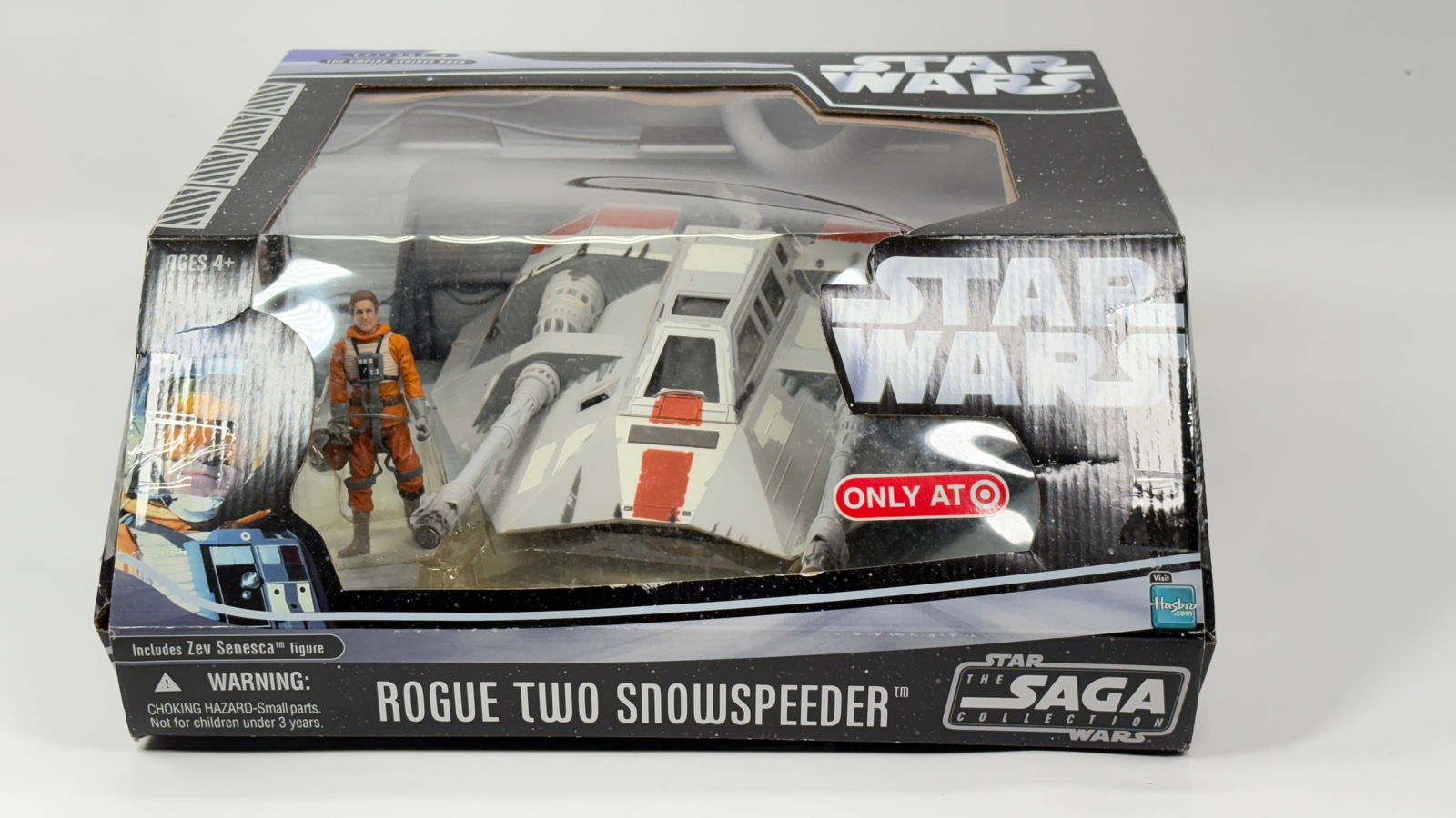TARGET STAR WARS SAGA COLLECTION ROGUE TWO SNOWSPEEDER: REMAINS NEW IN FACTORY SEALED BOX