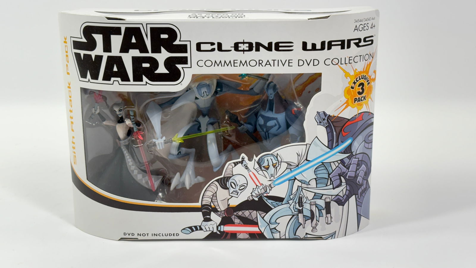 STAR WARS CLONE WARS COMMEMORATIVE DVD SITH ATTACK PACK (1 of 3)