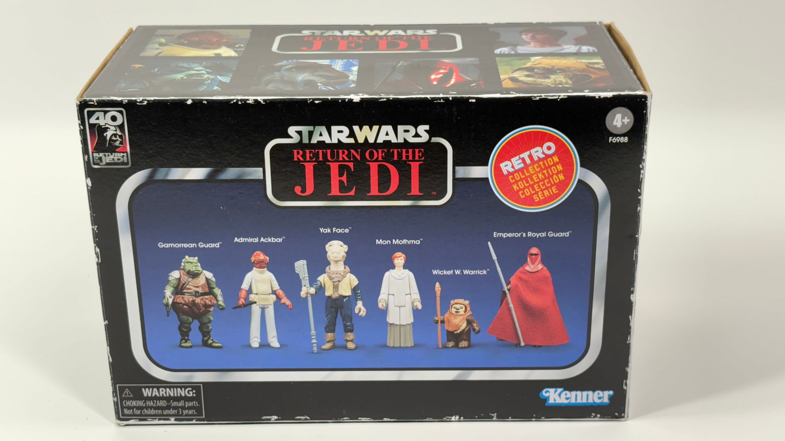 KENNER STAR WARS RETRO ROTJ 6-FIGURE SET NIB (1 of 2)