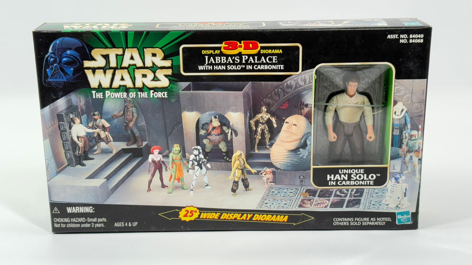 STAR WARS POTF 3-D DIORAMA JABBA'S PALACE NISB: REMAINS NEW IN FACTORY SEALED BOX